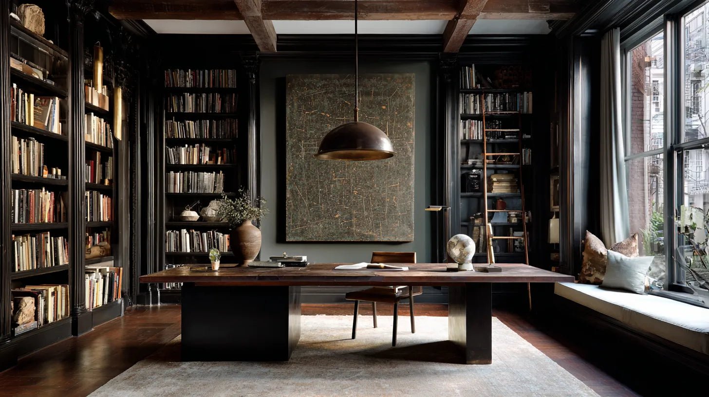 dark academia office