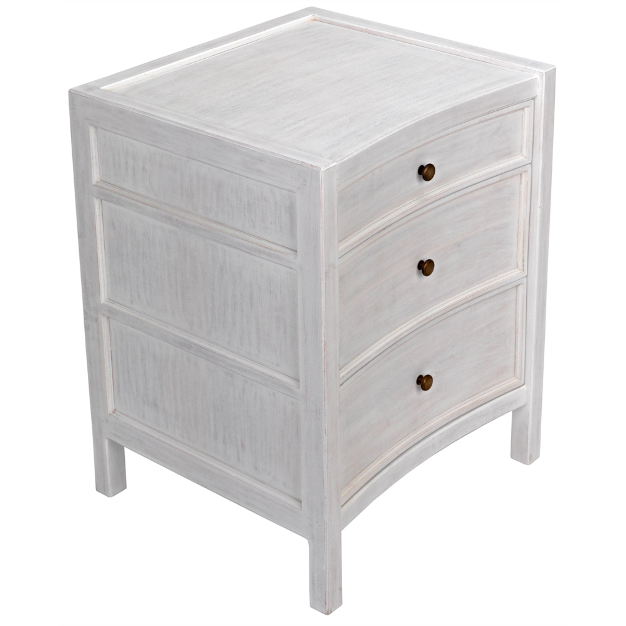24 Hampton Night Stand In White Wash By Noir Gtab928Wh 10