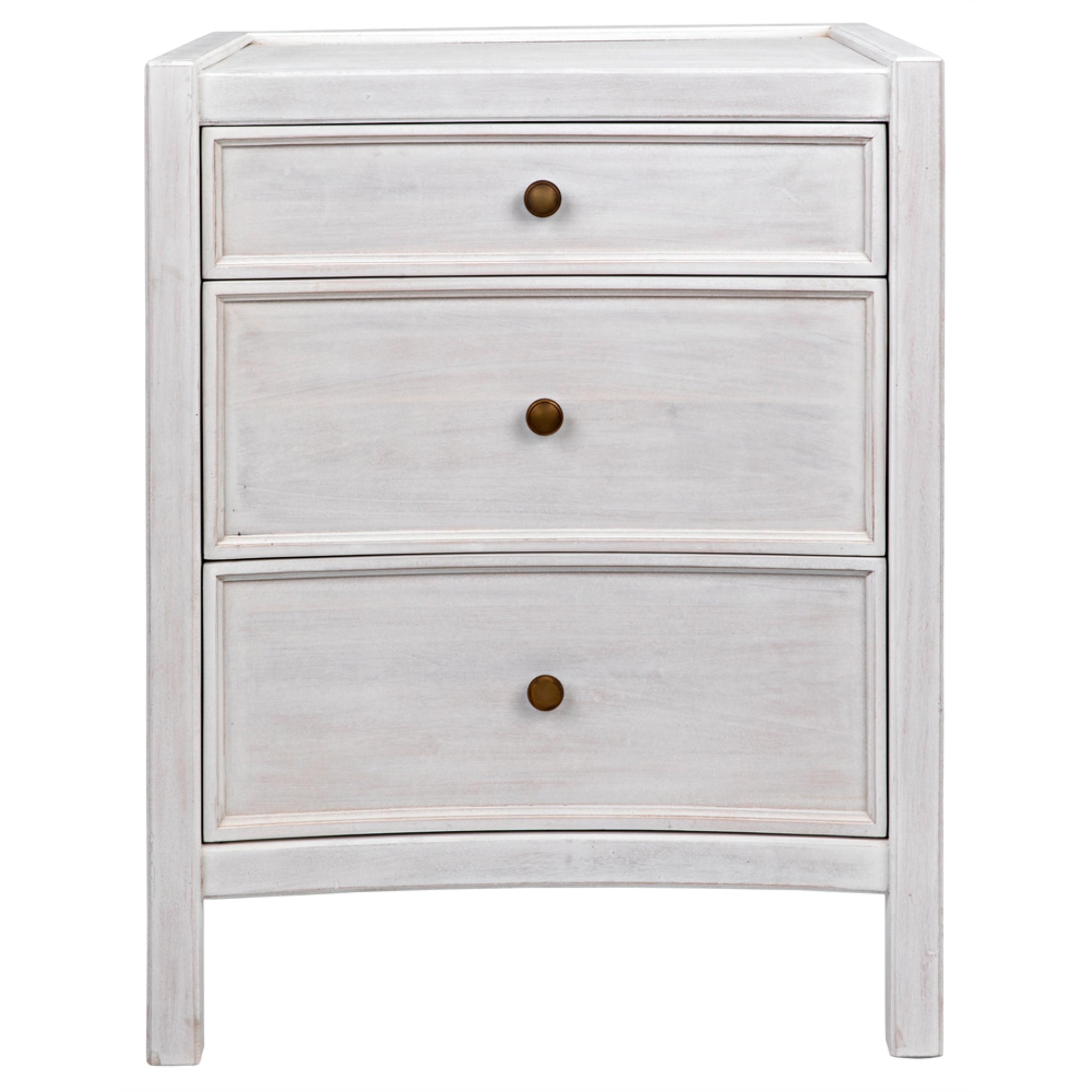 24 Hampton Night Stand In White Wash By Noir Gtab928Wh 6