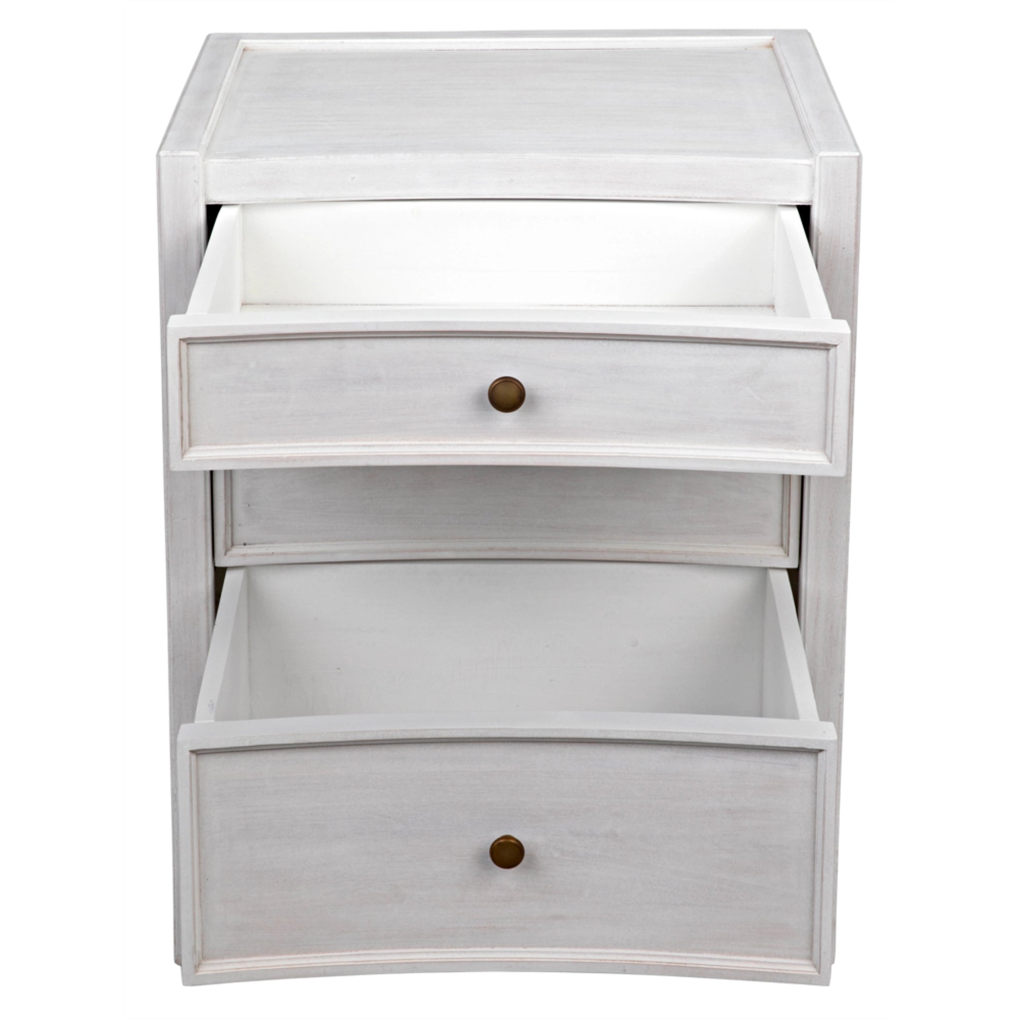 24 Hampton Night Stand In White Wash By Noir Gtab928Wh 8