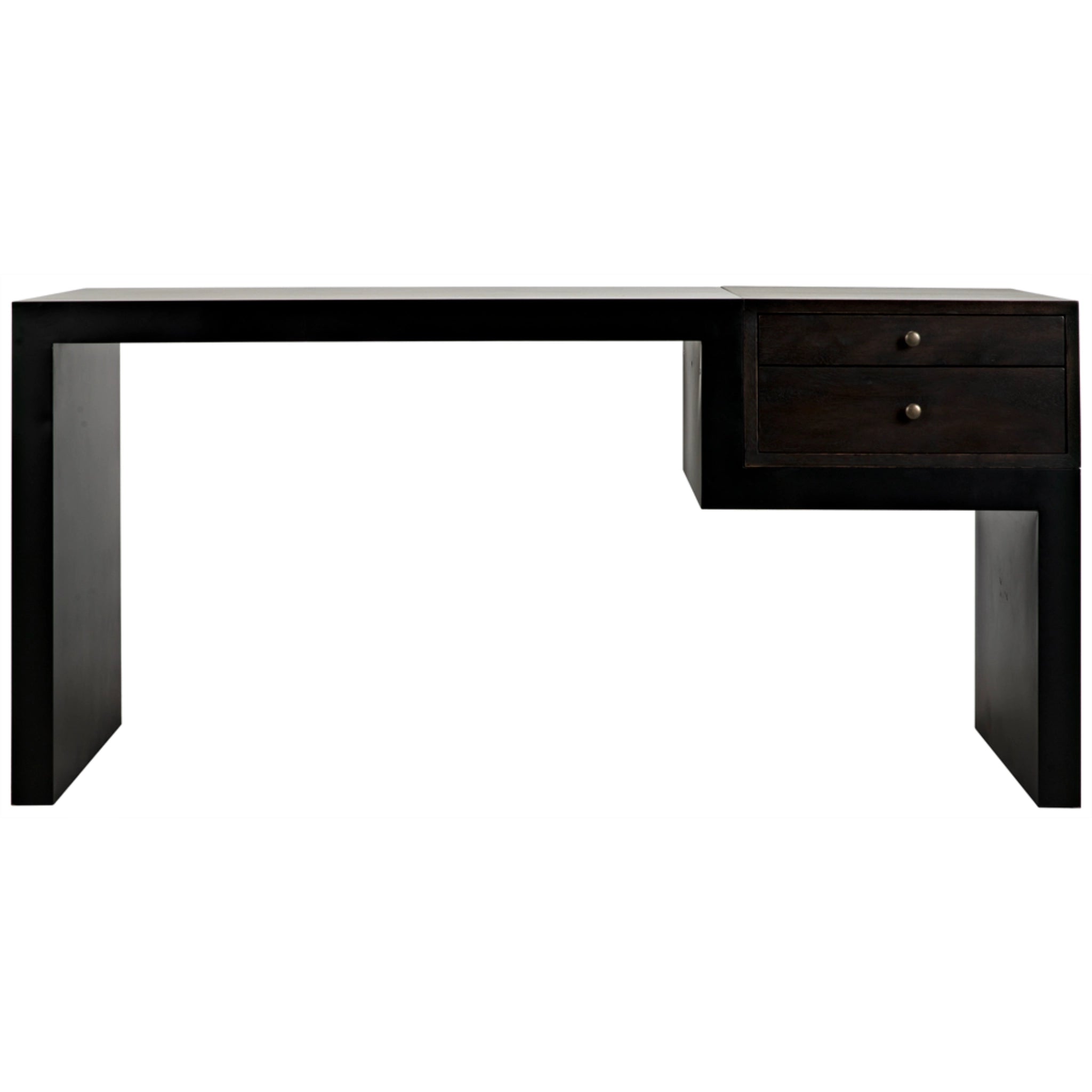Alvaro Desk Black Iron With Ebony Walnut By Noir Gdes179Mtb 1