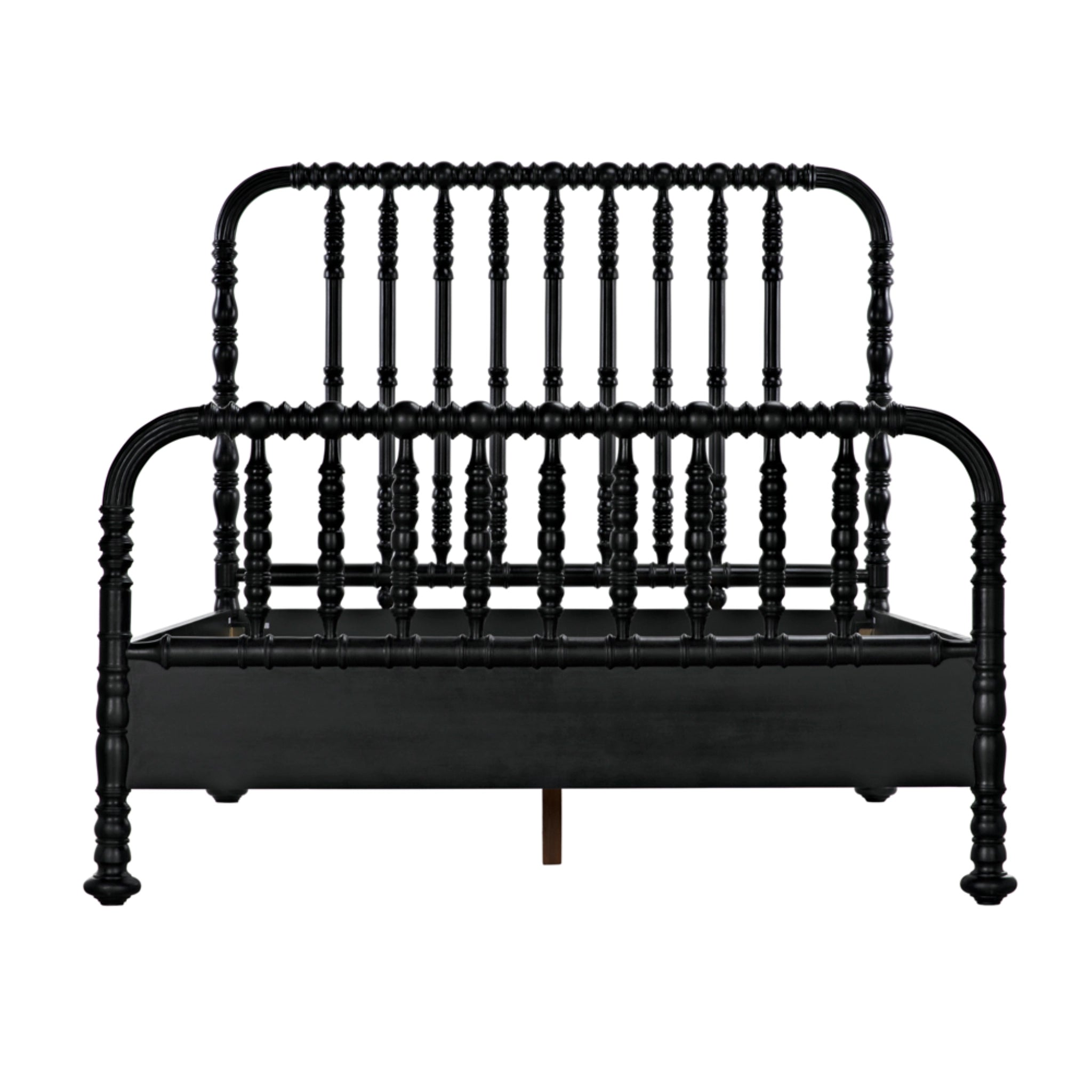 Bachelor Bed Queen In Hand Rubbed Black By Noir Gbed112Qhb 12