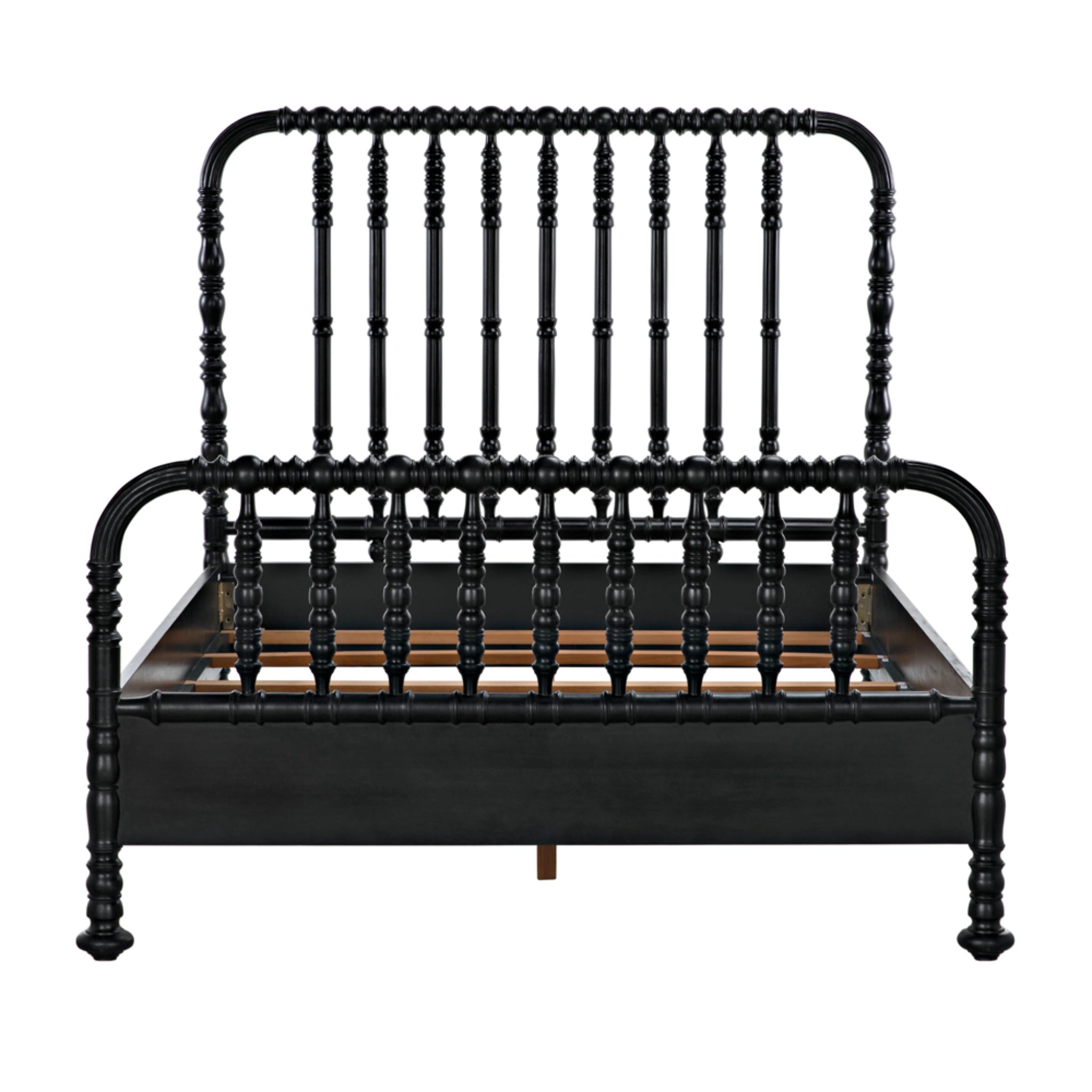 Bachelor Bed Queen In Hand Rubbed Black By Noir Gbed112Qhb 13