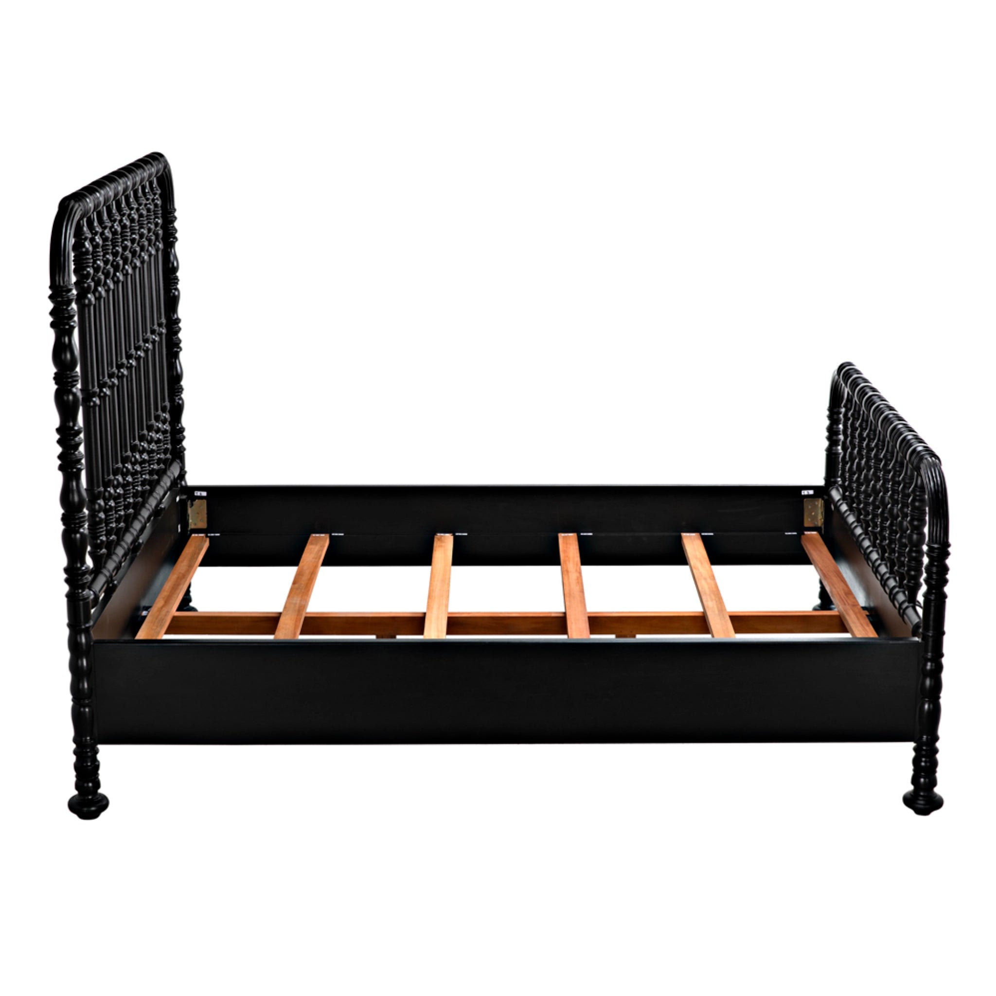 Bachelor Bed Queen In Hand Rubbed Black By Noir Gbed112Qhb 19