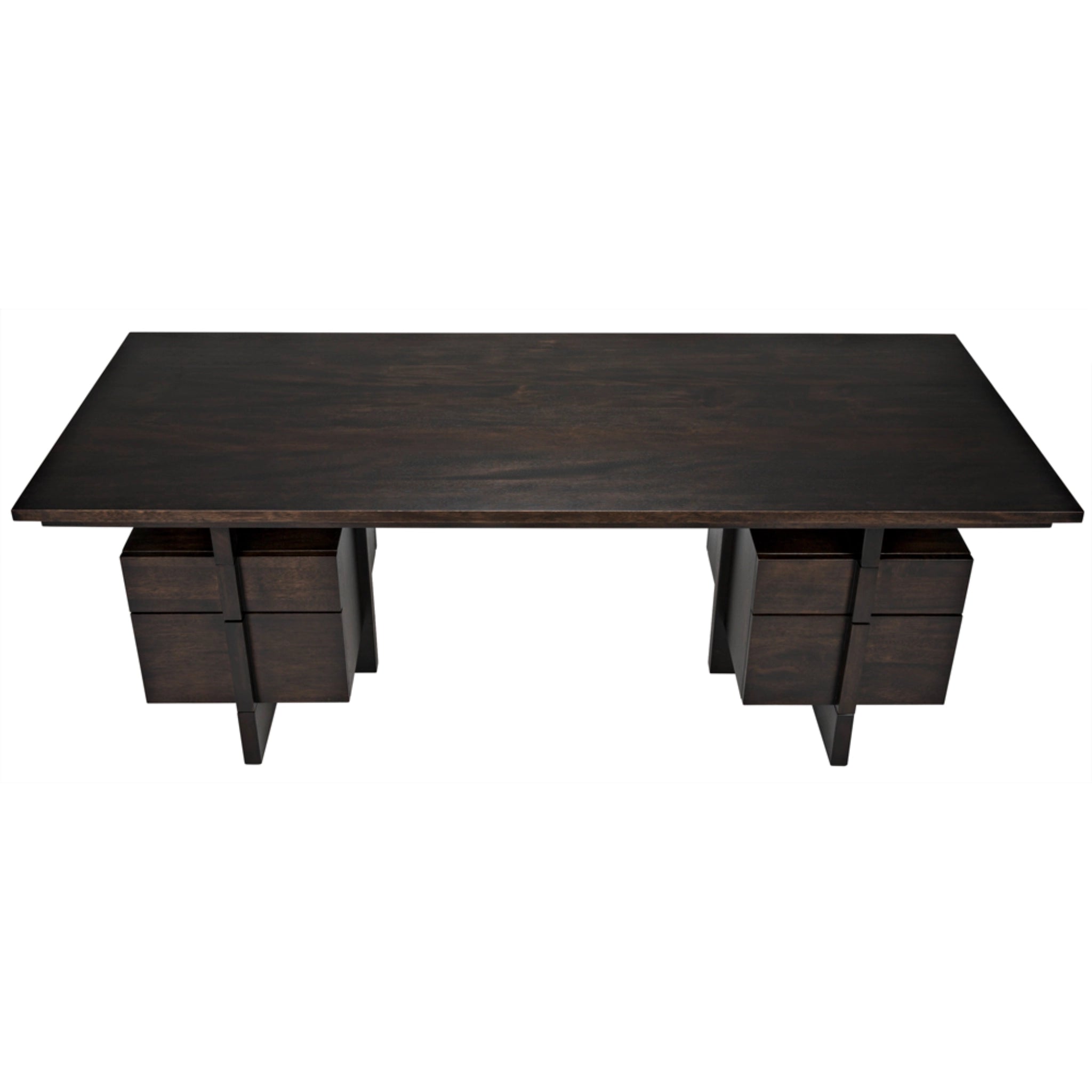 Bridge Desk In Ebony Walnut By Noir Gdes180Eb 6