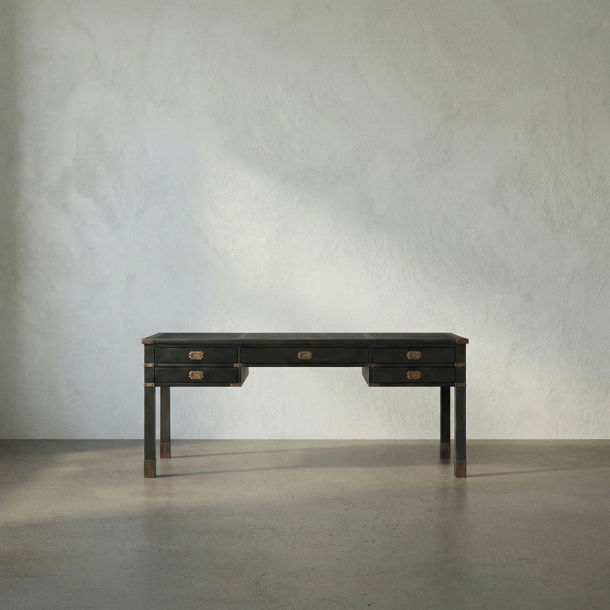 Campaign Partner Desk In Pale By Noir Gdes211P 2