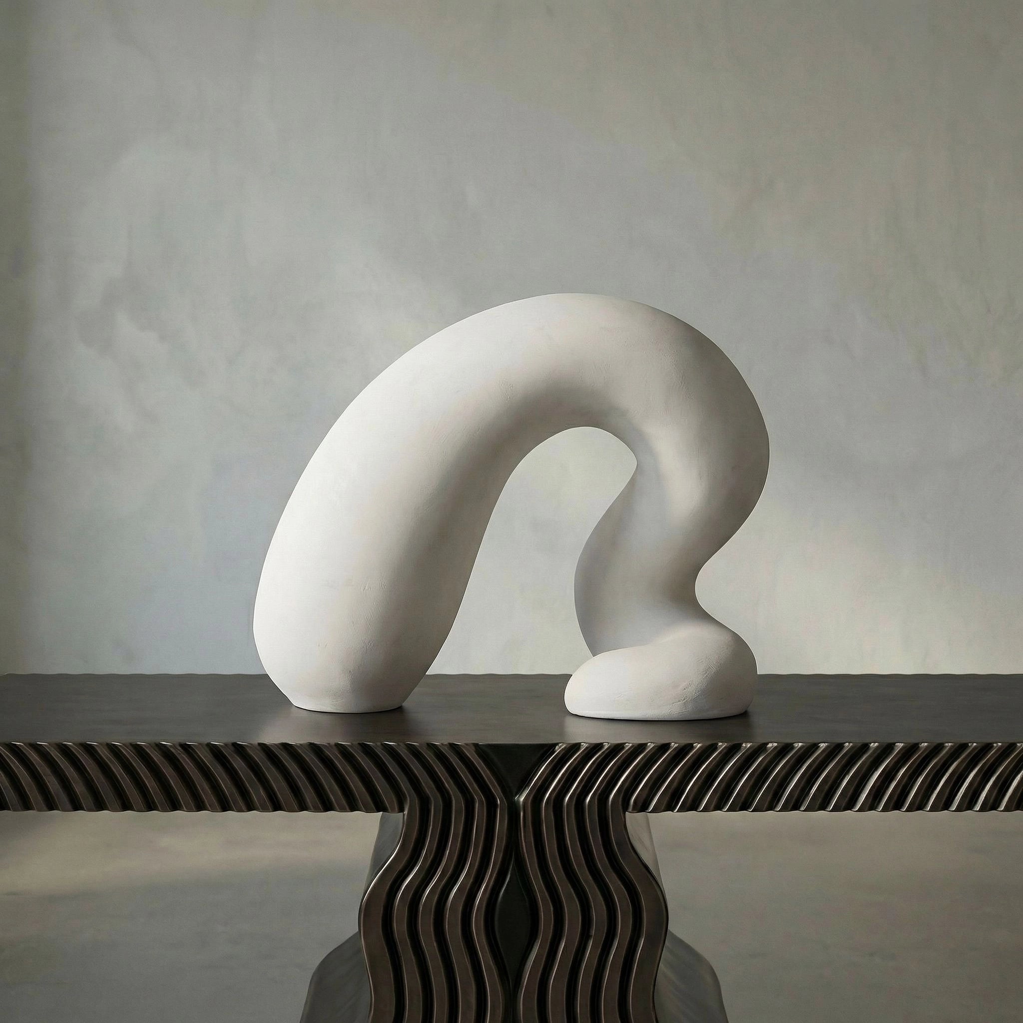 Fisnik Sculpture In White By Noir Ar 269 3