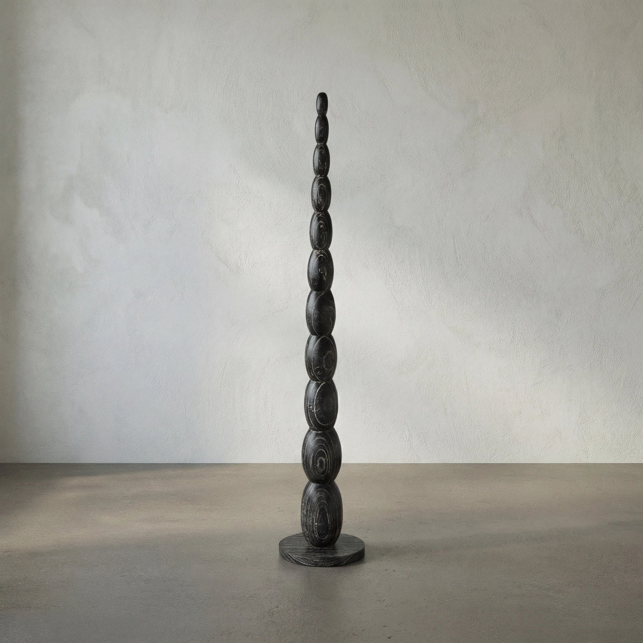 Freia Sculpture In Cinder Black By Noir Ac150Cb 11