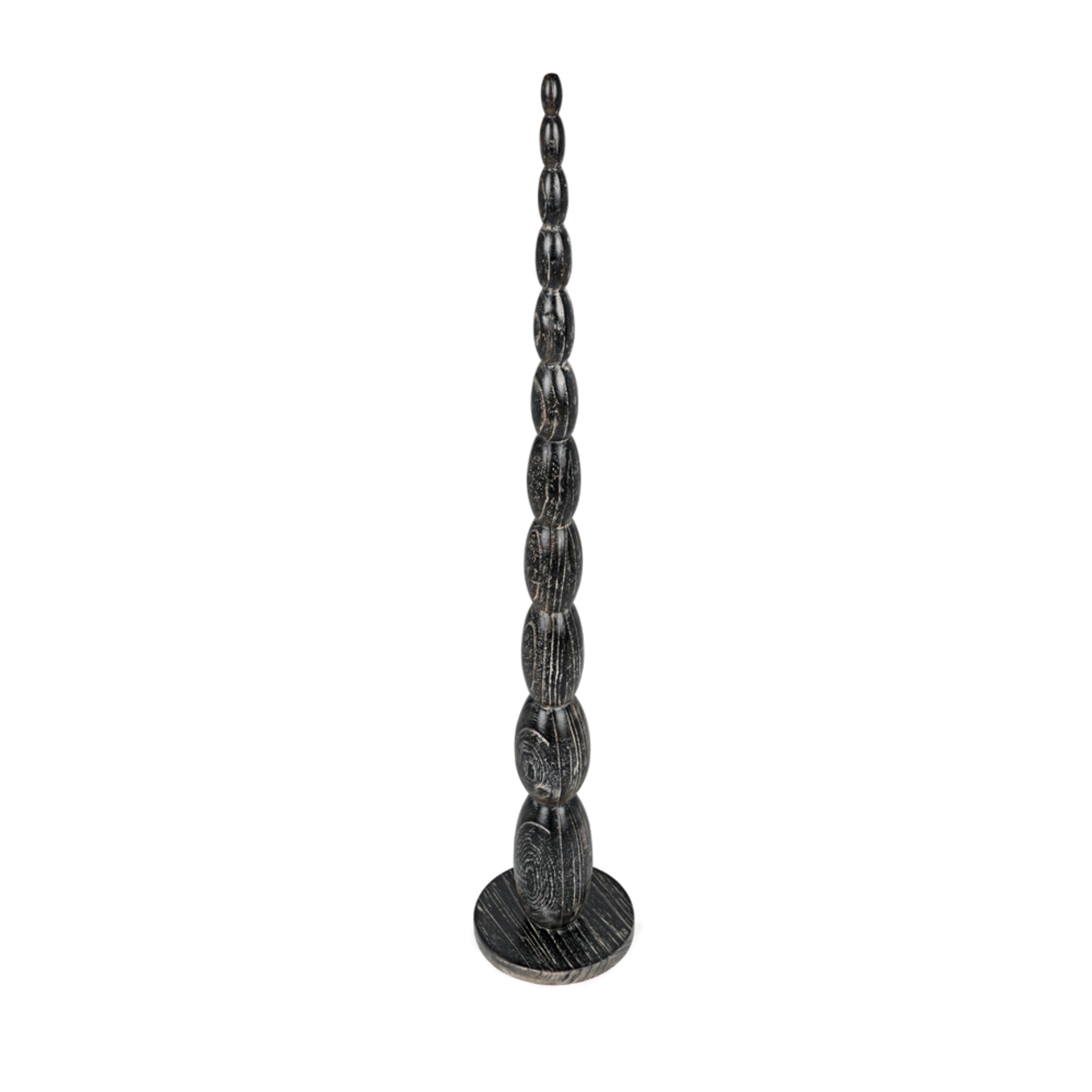 Freia Sculpture In Cinder Black By Noir Ac150Cb 5