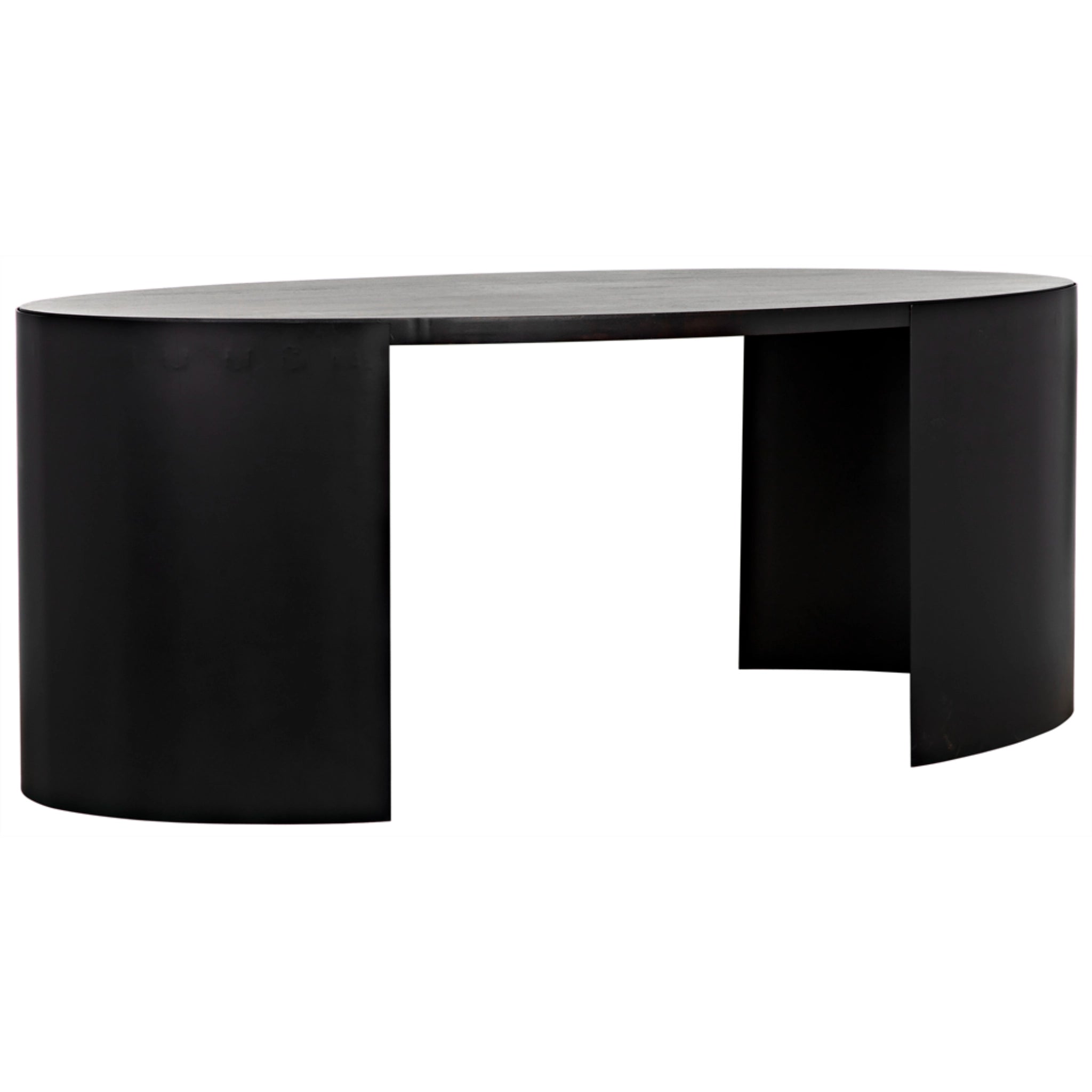 Marigold Desk Ebony Walnut With Black Iron By Noir Gdes186Eb 1