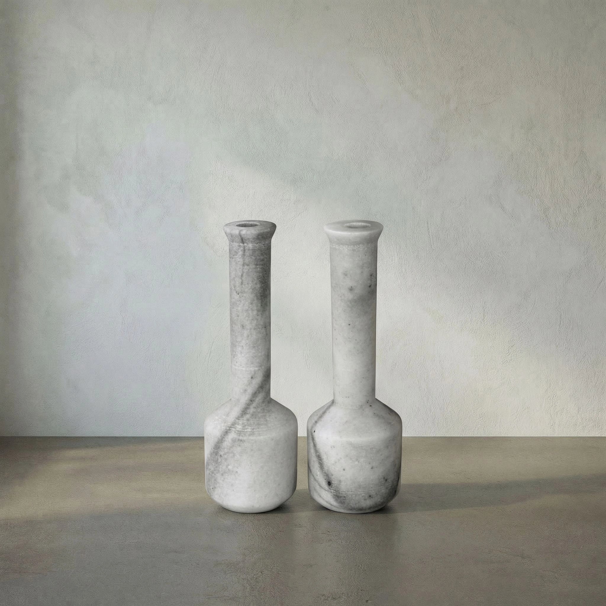 Markos Decorative Candle Holder Set Of 2 In Waxed By Noir Yt0717 15Wh 3