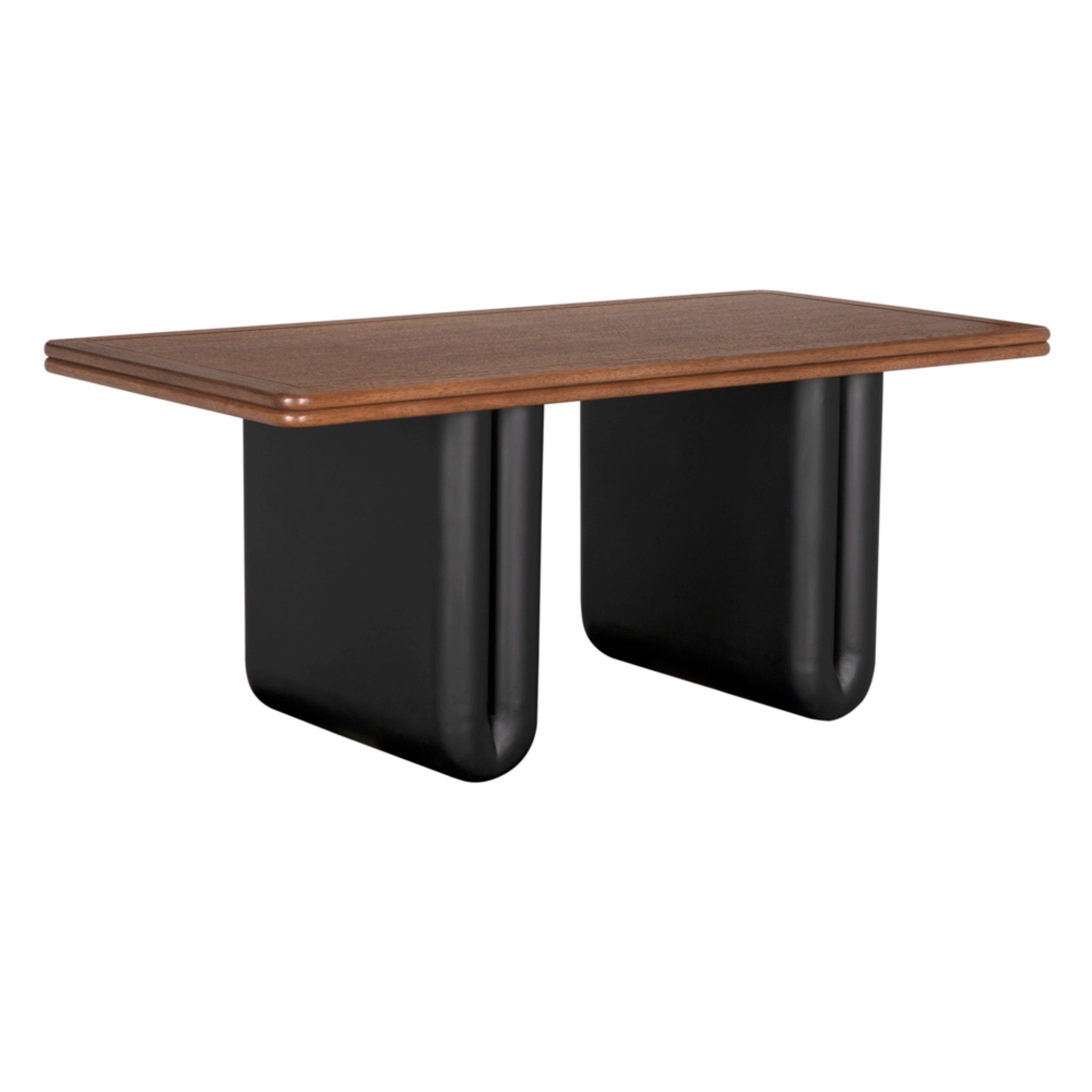 Mila Desk In Dark Walnut Matte Black By Noir Gdes205Dw 2