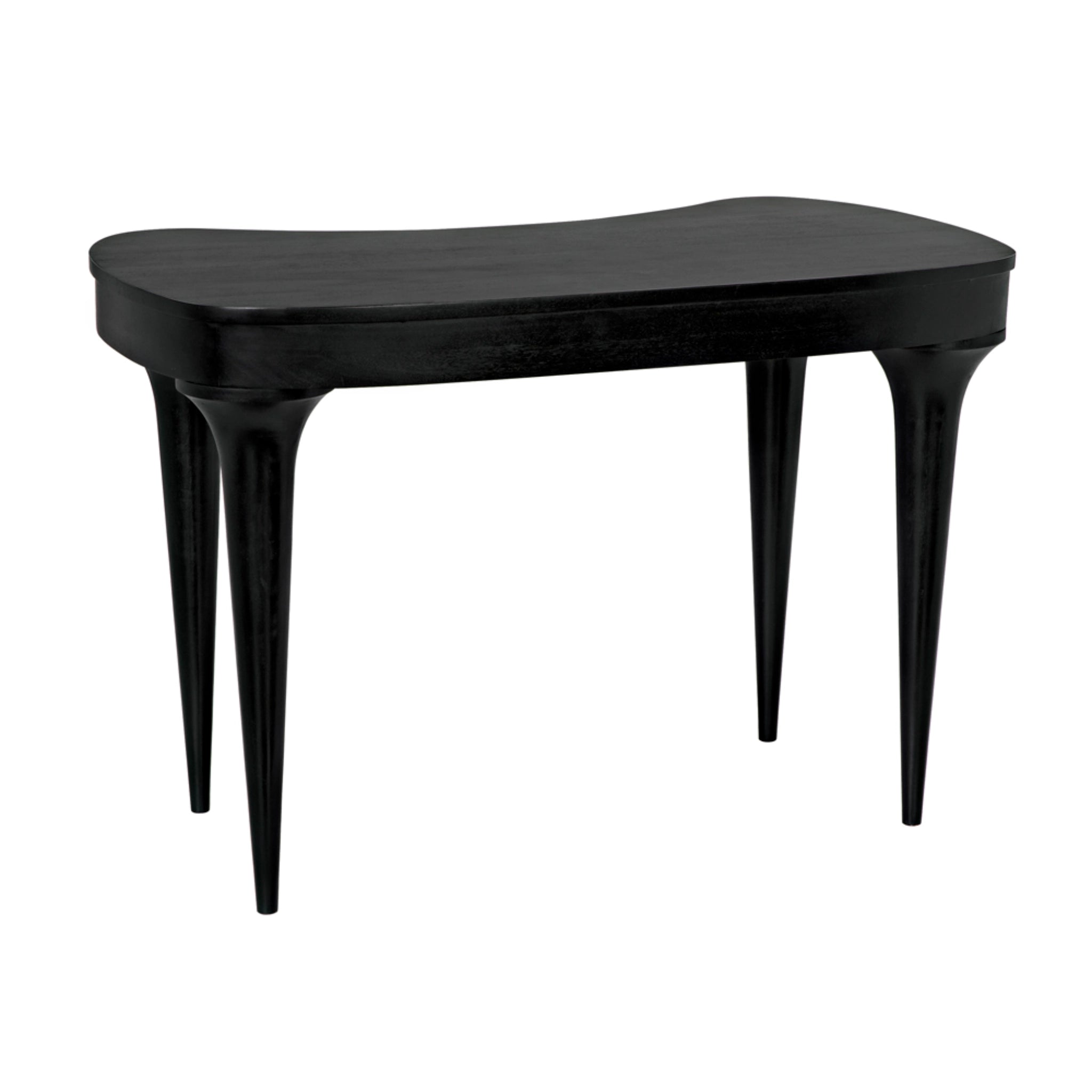 Rennie Desk In Hand Rubbed Black By Noir Gdes198Hb 1