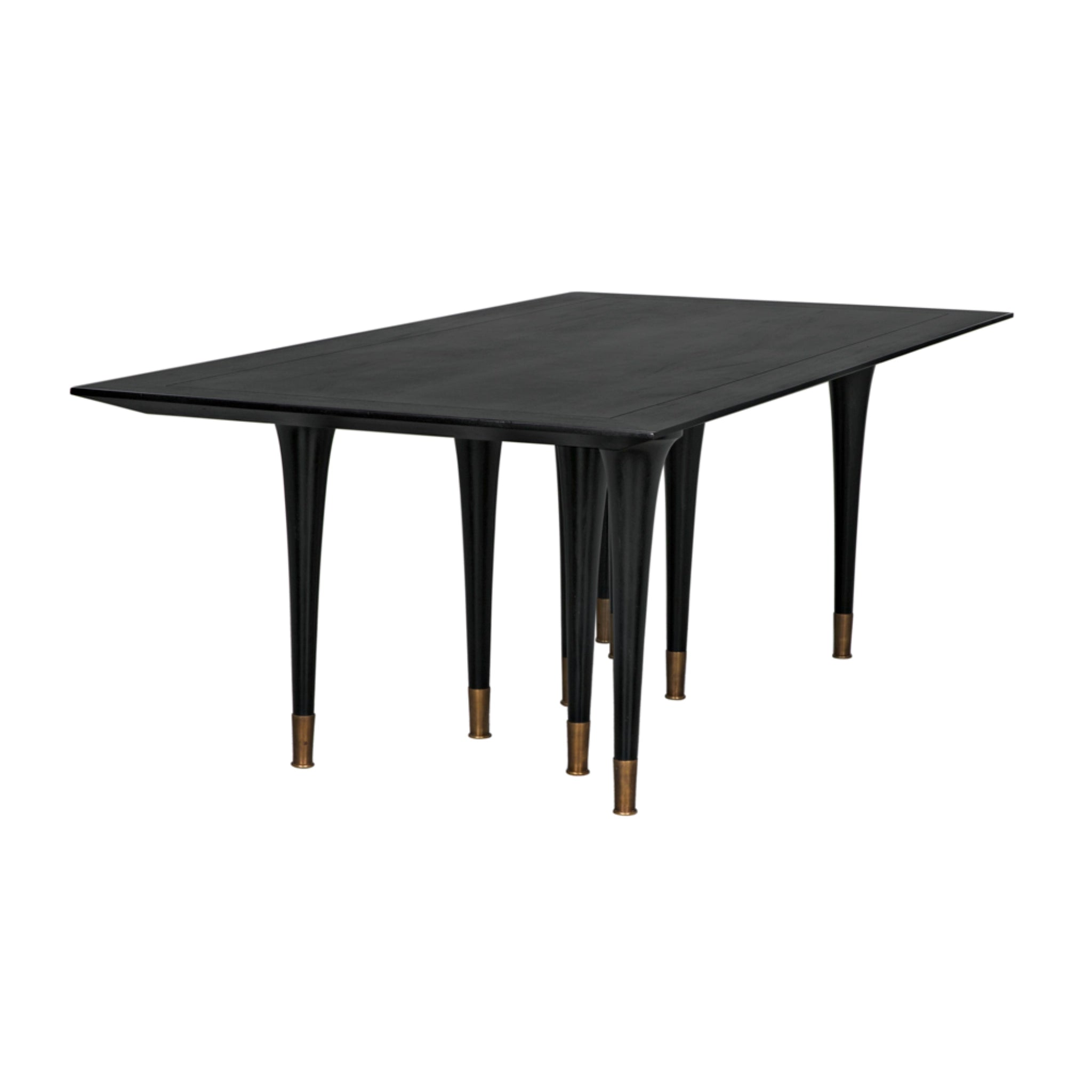 Romeo Dining Table In Hand Rubbed Black By Noir Gtab582Hb 10