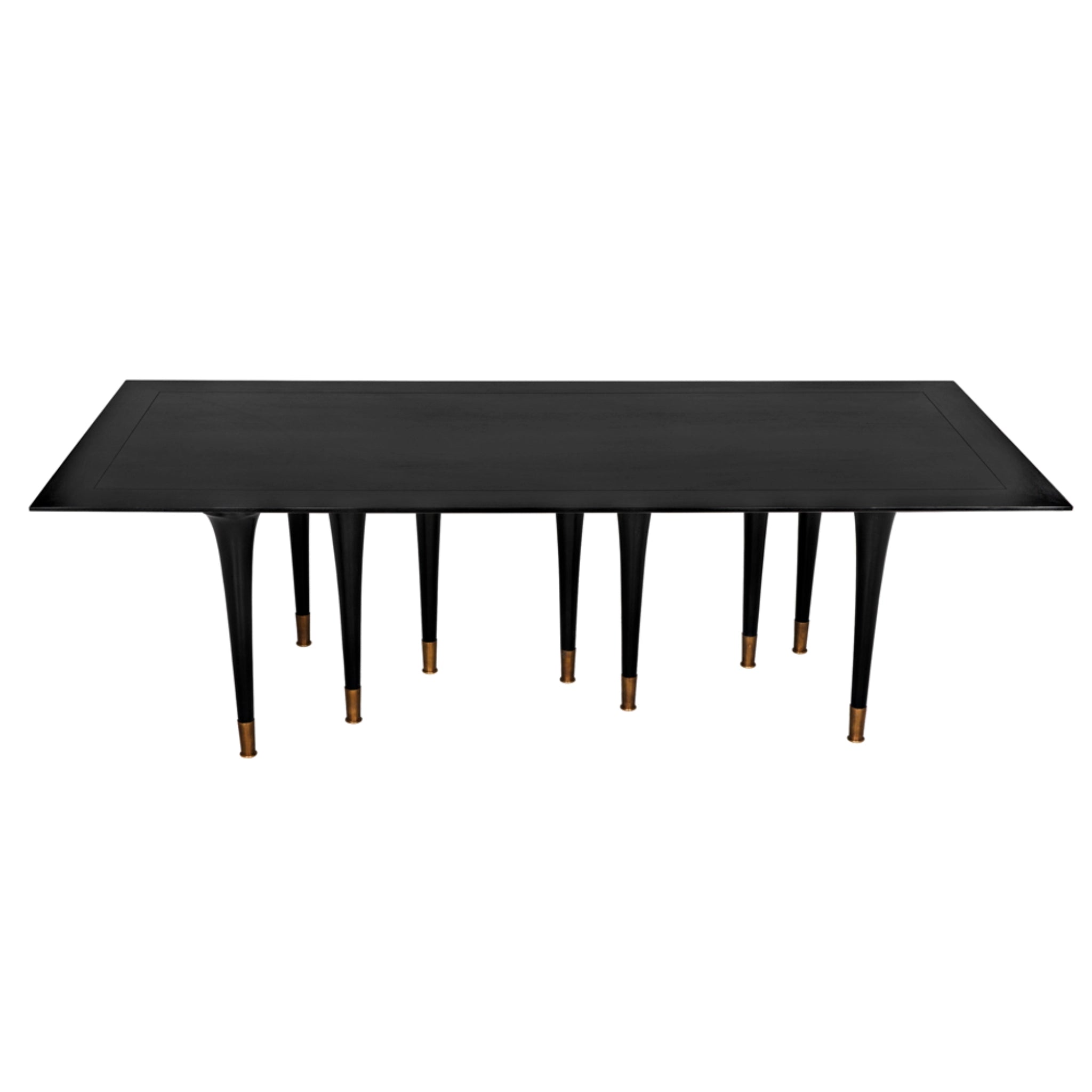 Romeo Dining Table In Hand Rubbed Black By Noir Gtab582Hb 7