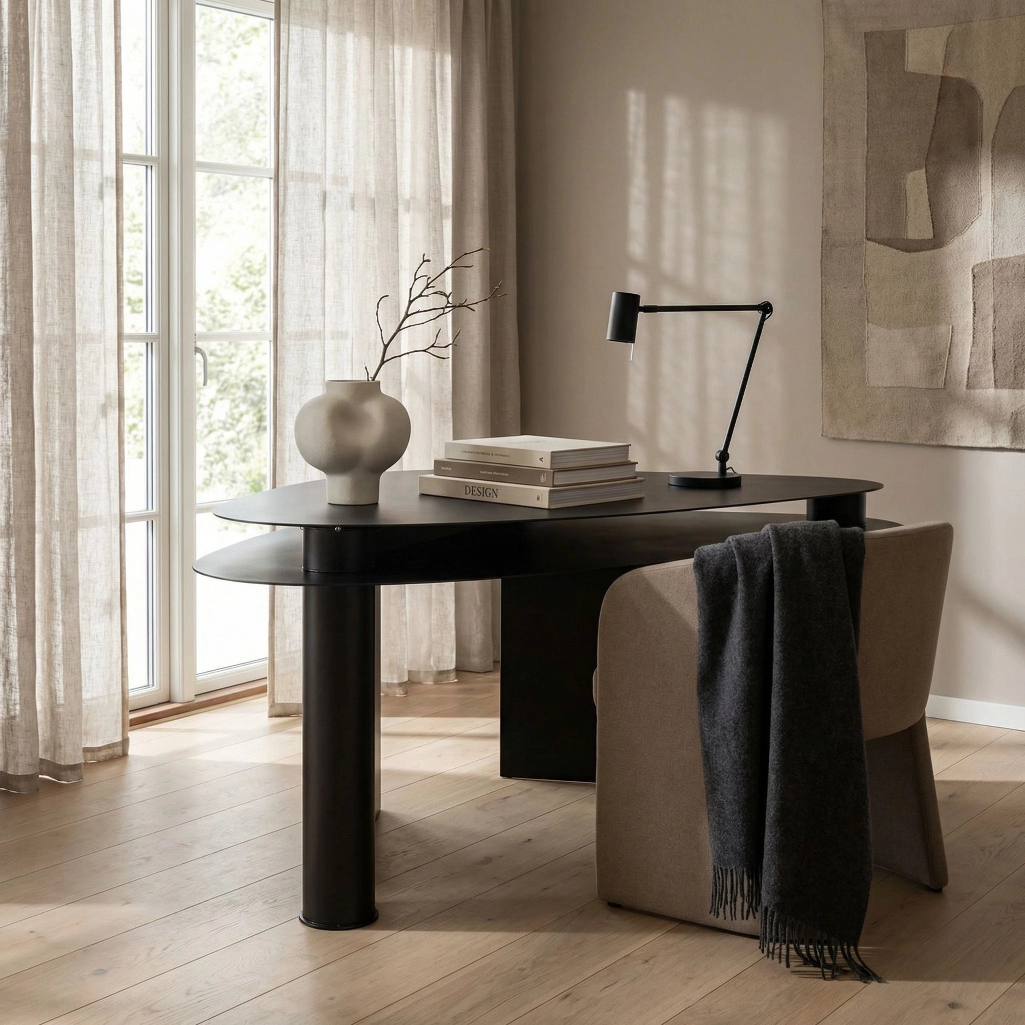 Sita Desk In Matte Black By Noir Gdes204Mtb 2