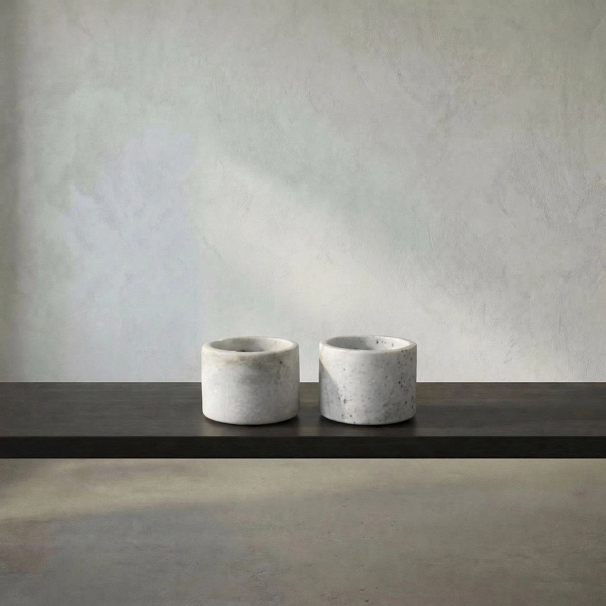 Syma Decorative Candle Holder Set Of 2 In Waxed By Noir Yt0717 6Wh 4