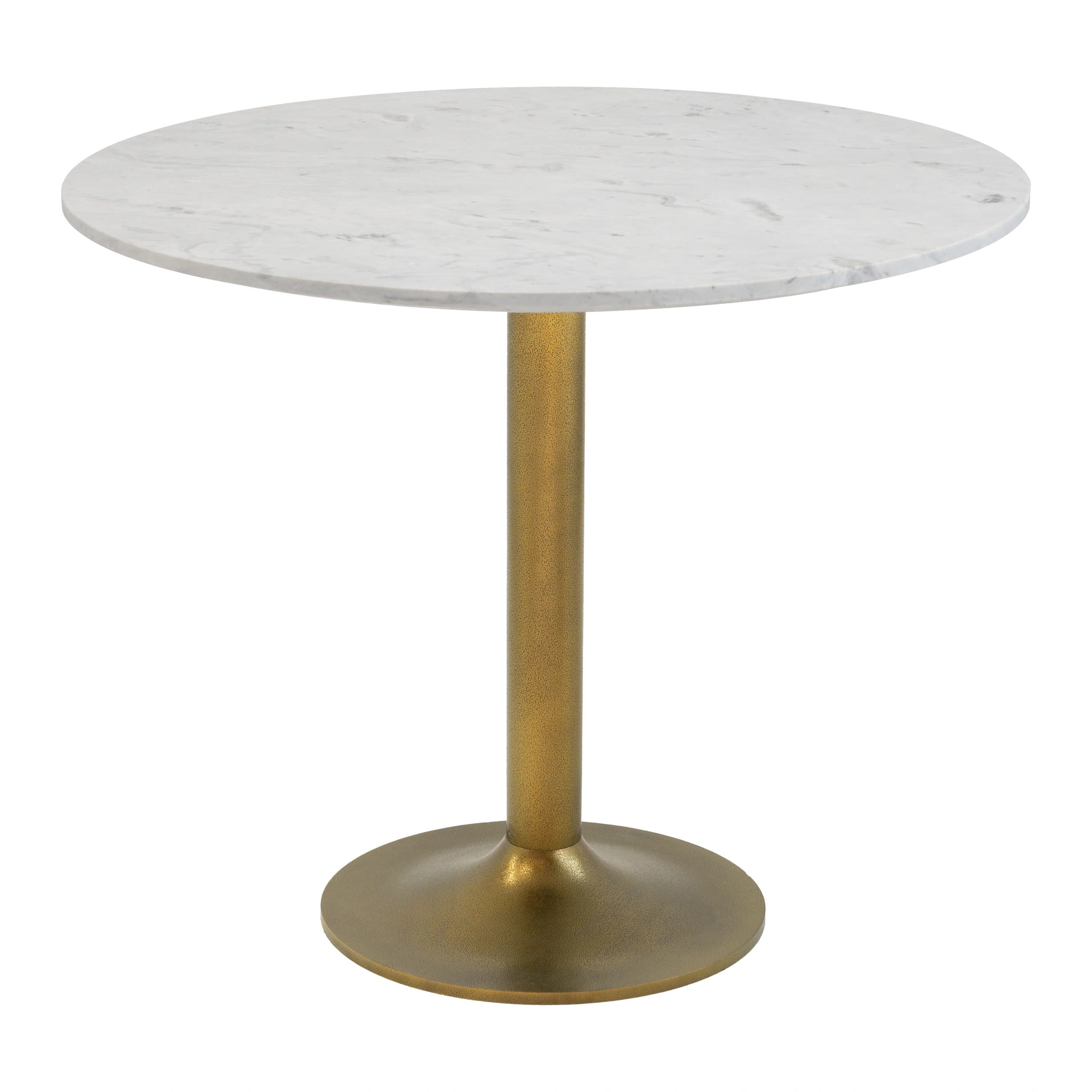 Fullerton Dining Table White & Gold image