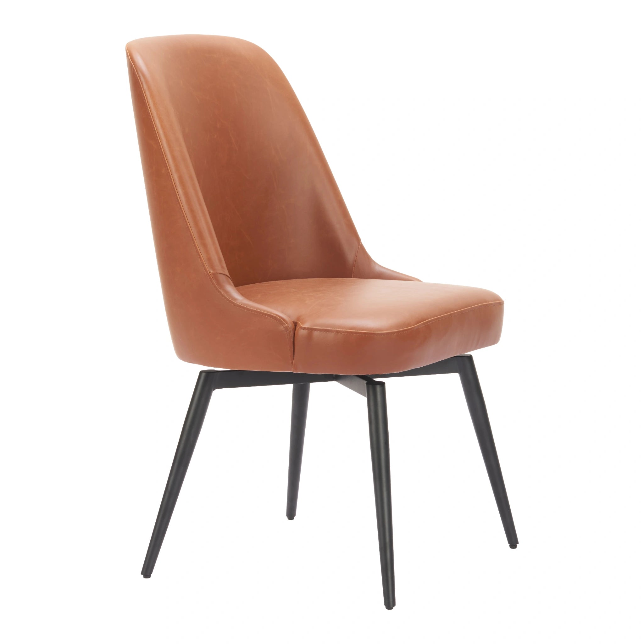 Keppel Swivel Dining Chair (Set of 2) Brown image