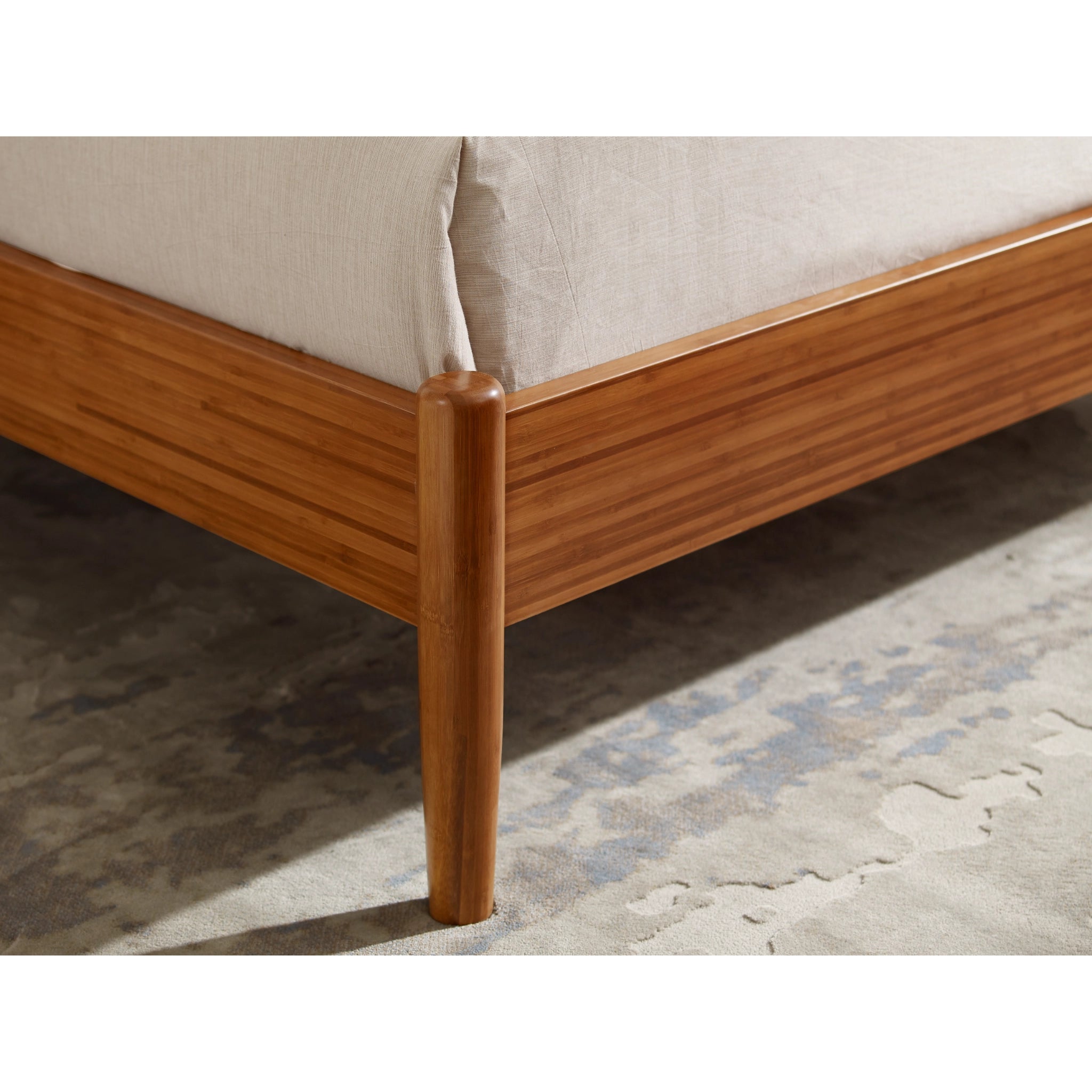 King Solid Monterey Bamboo Platform Bed, Amber by Greenington image 9