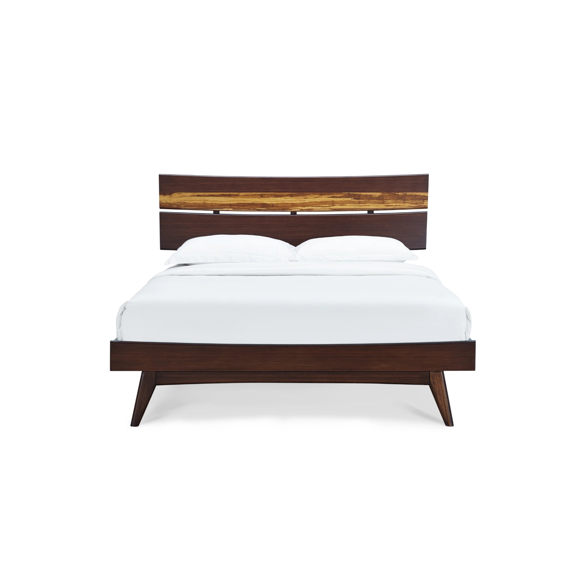 Queen Solid Bamboo Azara Platform Bed, Sable by Greenington image