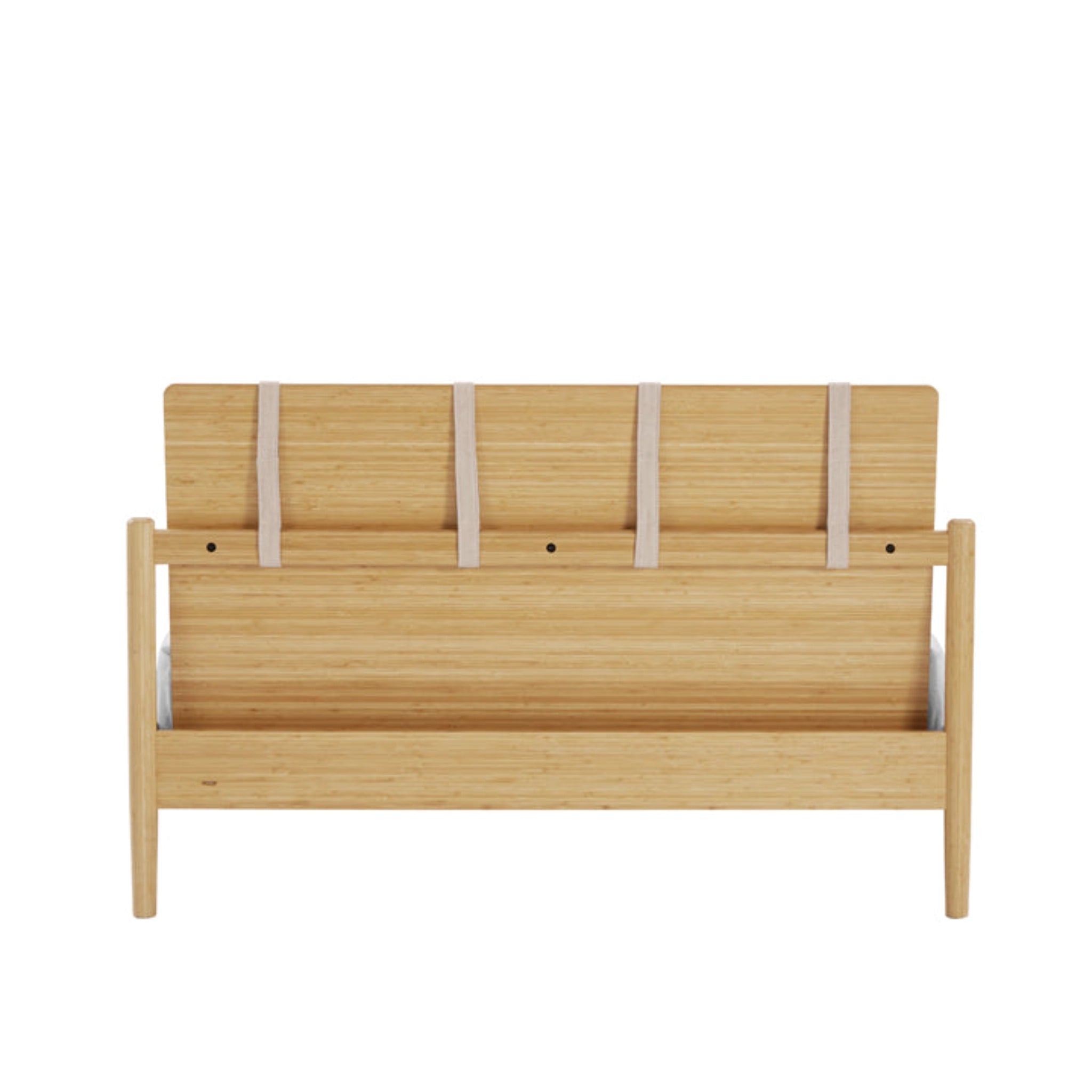 Queen Solid Bamboo Monterey Platform Bed, Wheat by Greenington image 5
