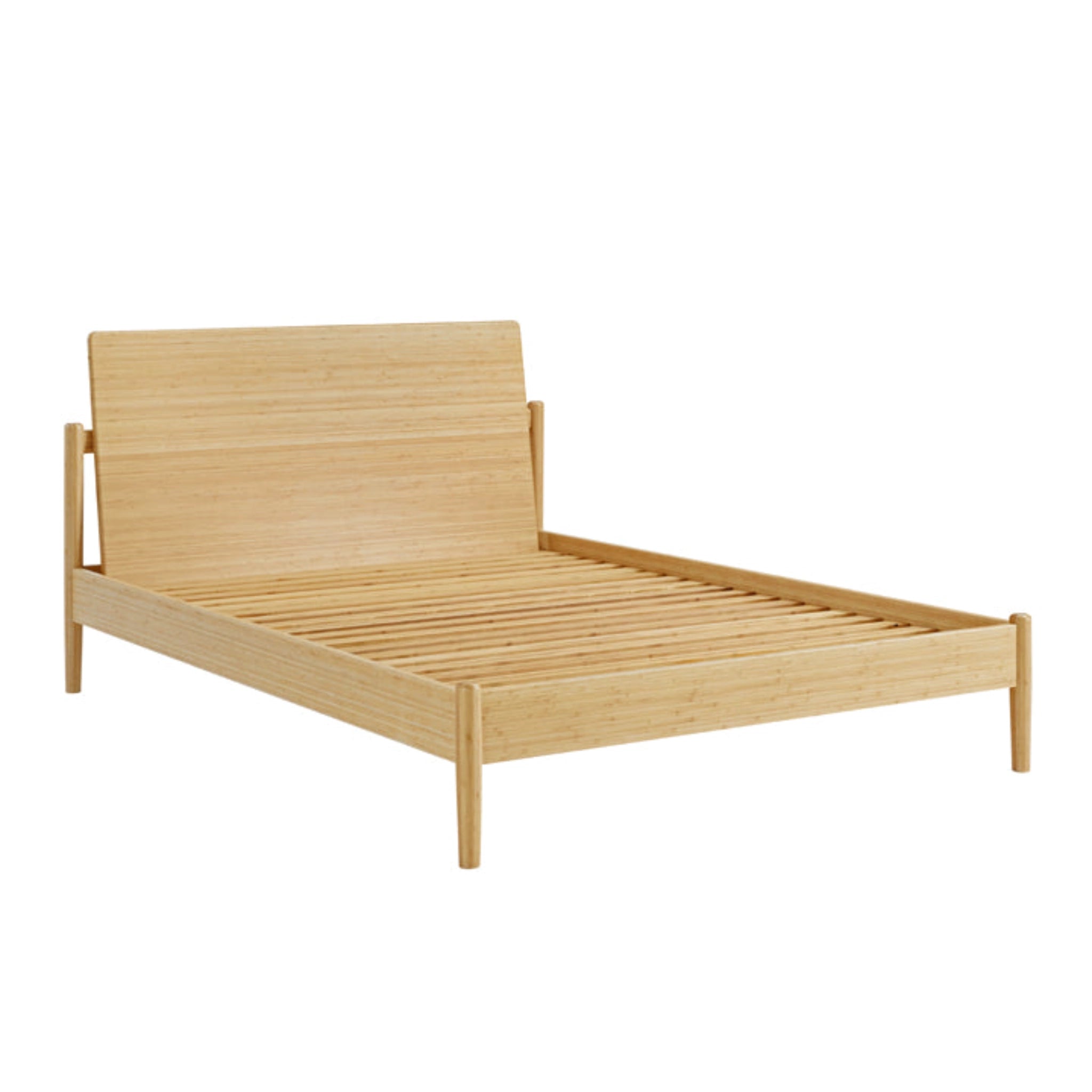 Queen Solid Bamboo Monterey Platform Bed, Wheat by Greenington image 6