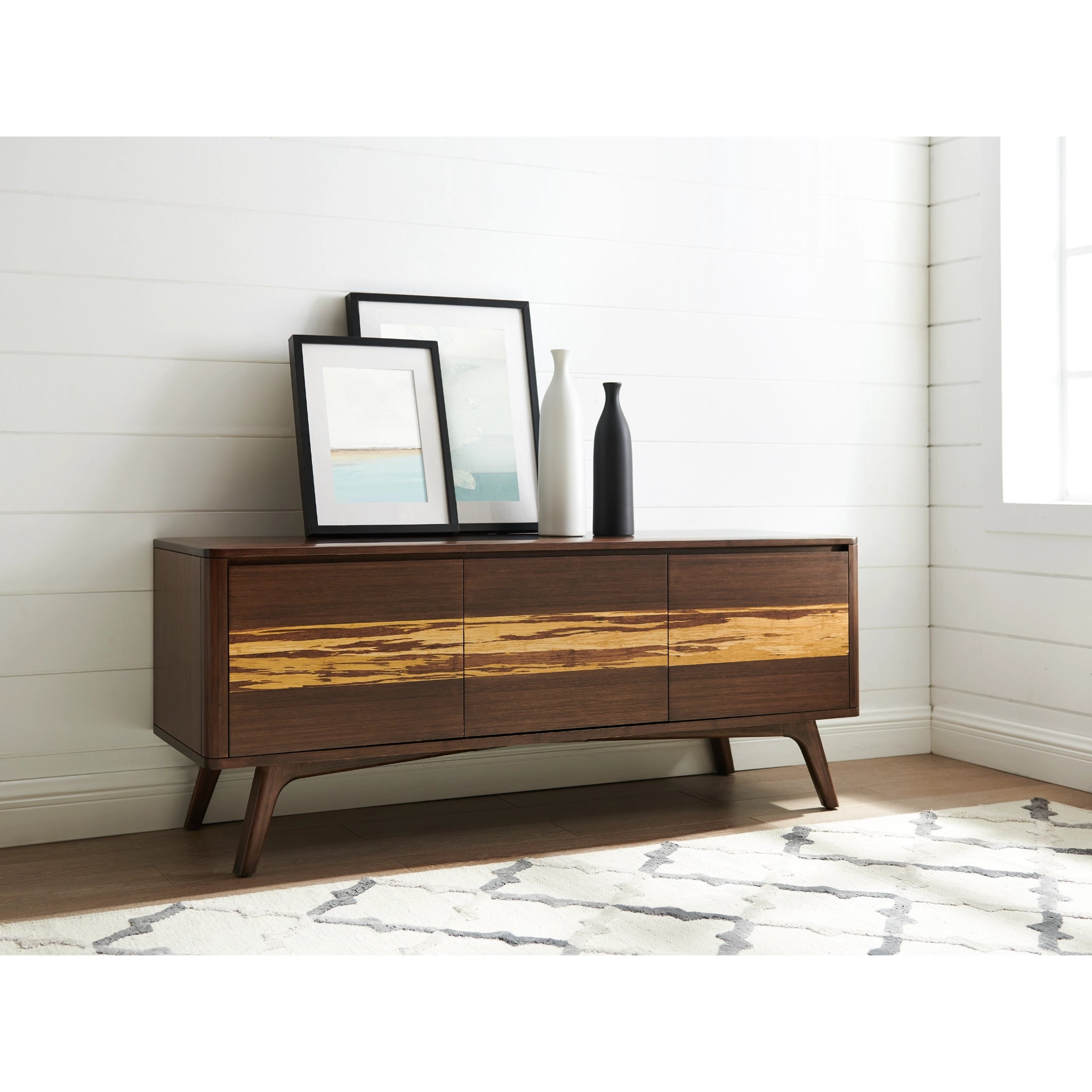 Solid Bamboo Azara Media Center, Sable by Greenington image 1
