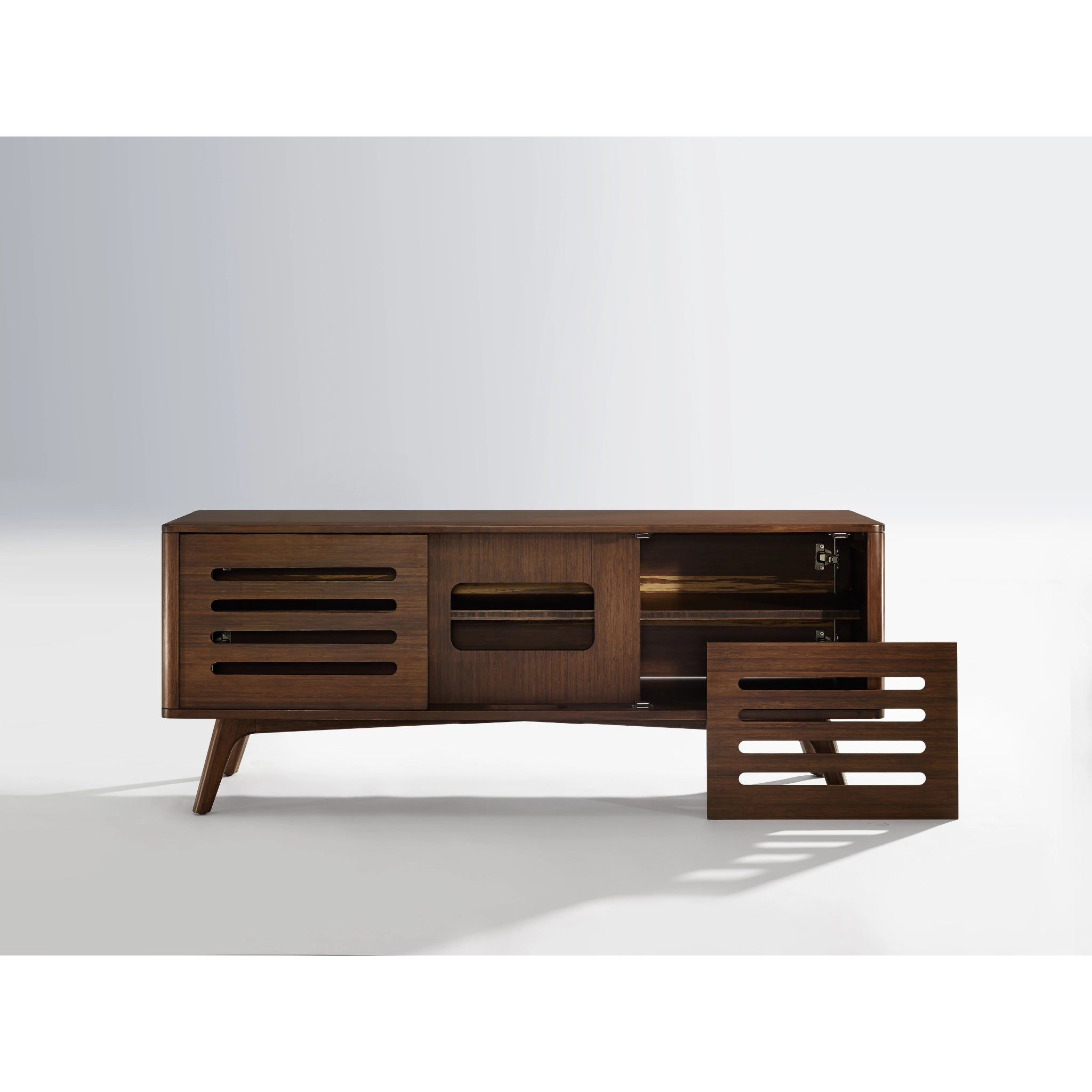 Solid Bamboo Azara Media Center, Sable by Greenington image 7