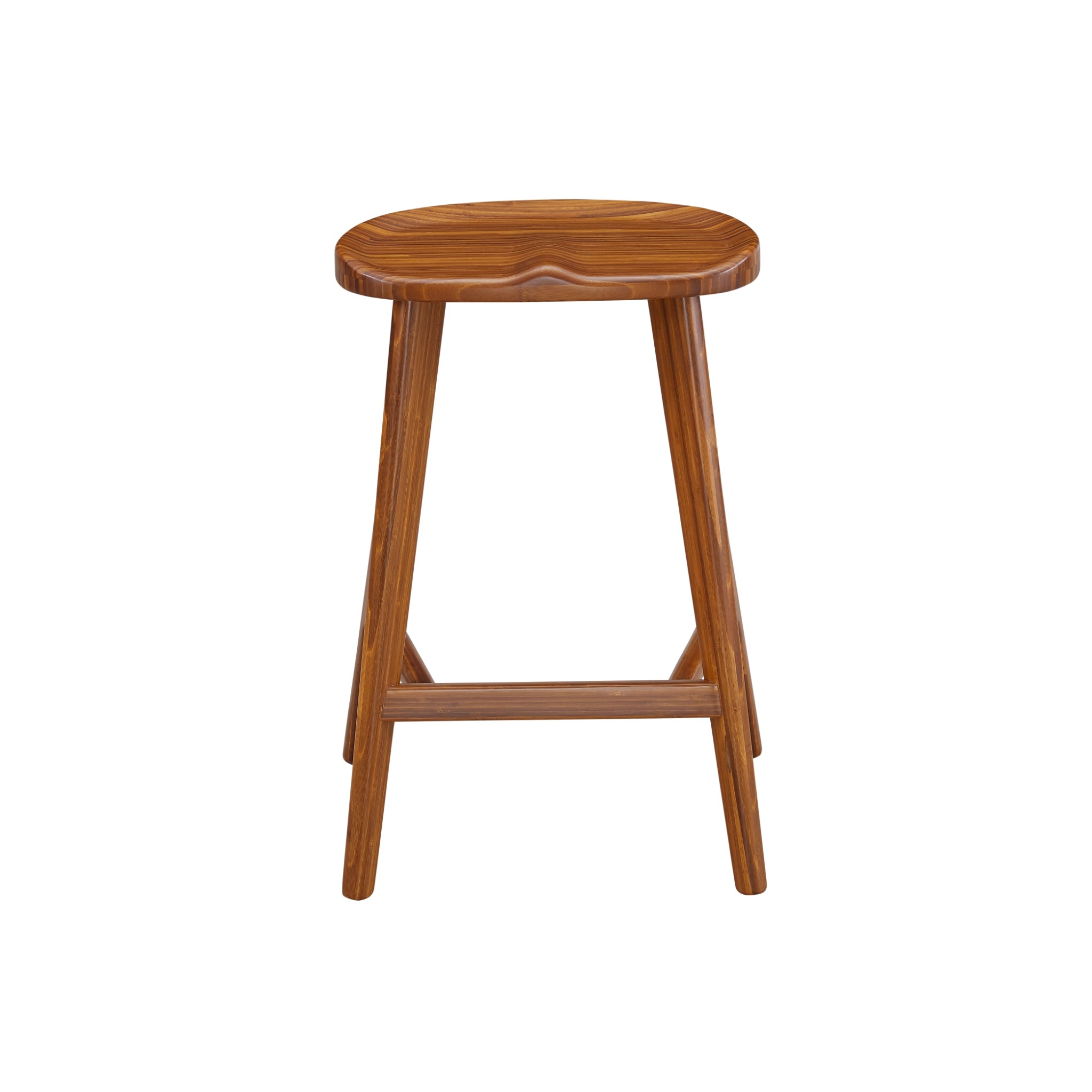 Solid Bamboo Max Counter Height Stool, Amber (Set of 2) by Greenington image 3
