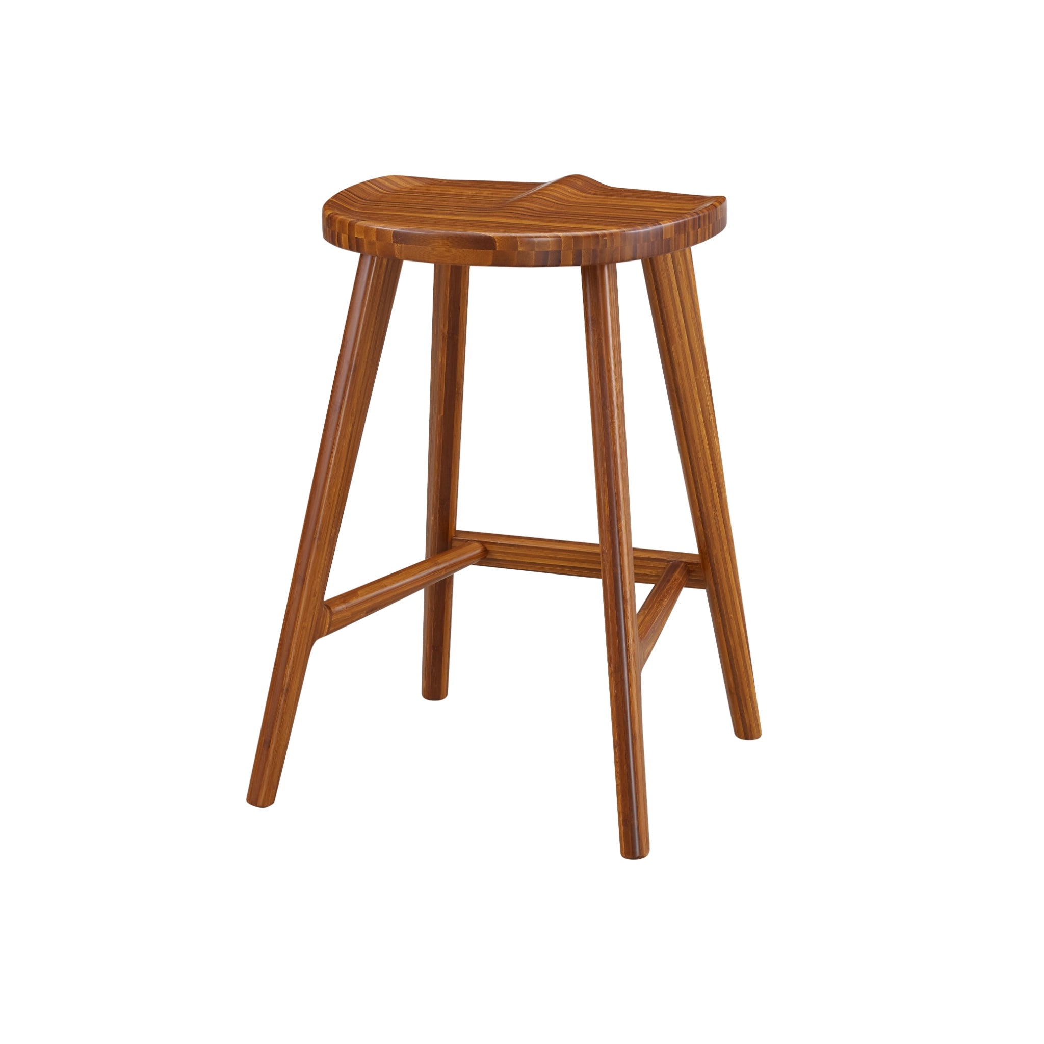 Solid Bamboo Max Counter Height Stool, Amber (Set of 2) by Greenington image 5