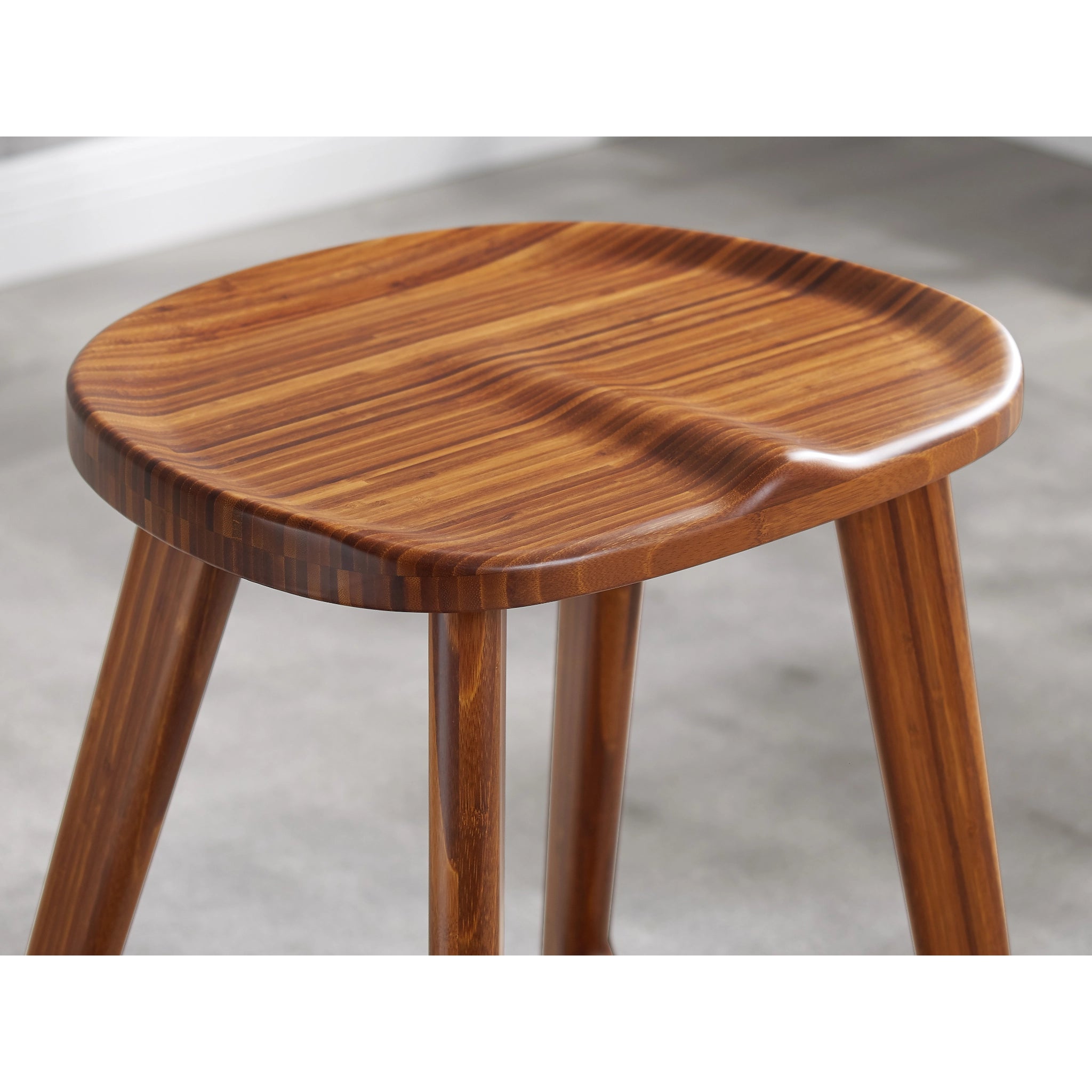Solid Bamboo Max Counter Height Stool, Amber (Set of 2) by Greenington image 6