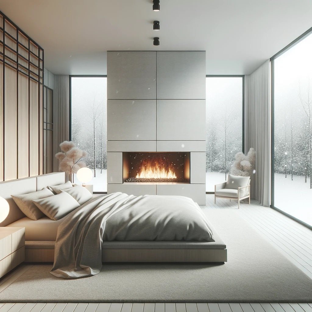 10 Modern Bedroom Fireplace Ideas (2024) - AURA
