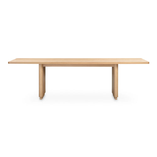 104" Natural Oak Round-Leg Large Dining Table (YR-1011-24-0) by Moe's Home Collection