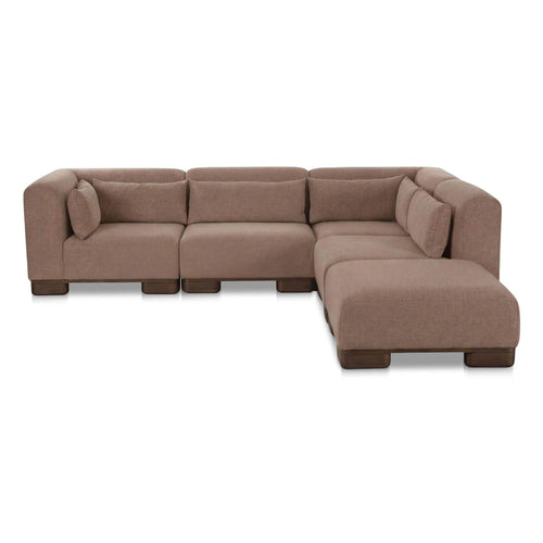 115" Dark Brown Dream Modular Sectional (OA-1047-20) by Moe's Home Collection