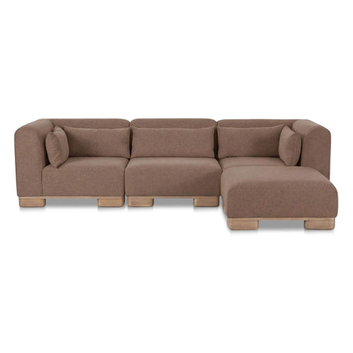 115" Dark Brown Lounge Modular Sectional (OA-1046-20) by Moe's Home Collection