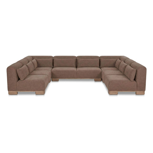 150" Dark Brown U-Shape Modular Sectional (OA-1049-20) by Moe's Home Collection