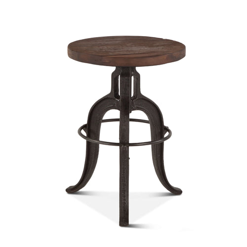 16" Reclaimed Teak Stool (FIT-STL16) By Home Trends Direct