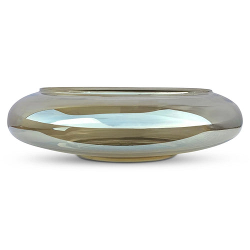 16" Smoky Brown Blown Glass Bowl (FI-1144-03) by Moe's Home Collection