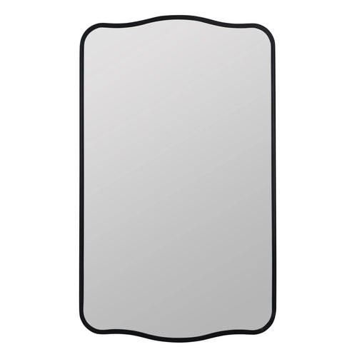 16x27" Black Metal Medicine Cabinet