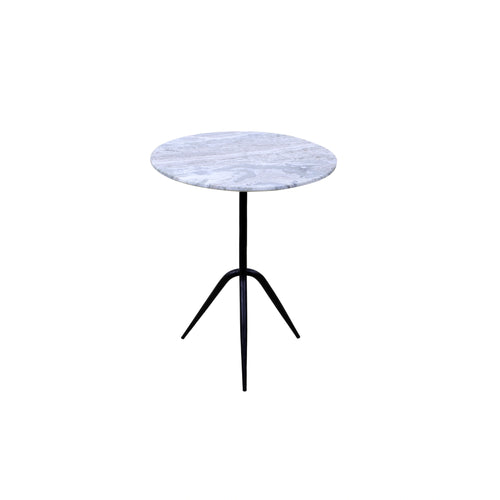18" Brown Marble Accent Table (FSPR-ST18FB) By Home Trends Direct