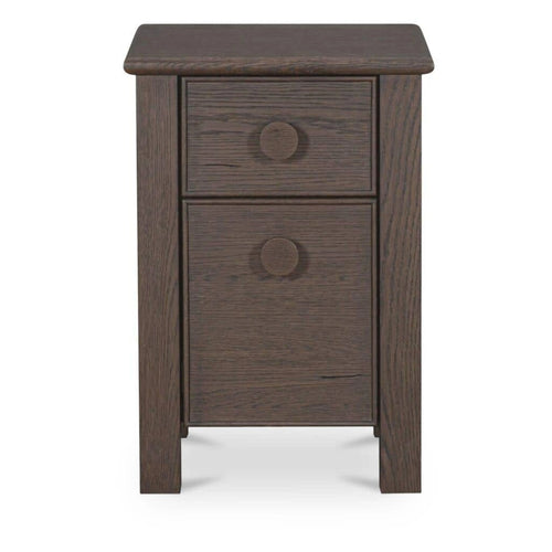 18" Dark Brown Floating Wall-Mount Nightstand