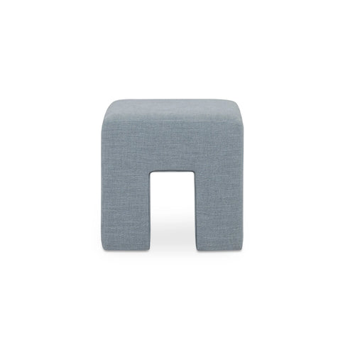18" Light Blue Upholstered Stool (FO-1052-45) by Moe's Home Collection