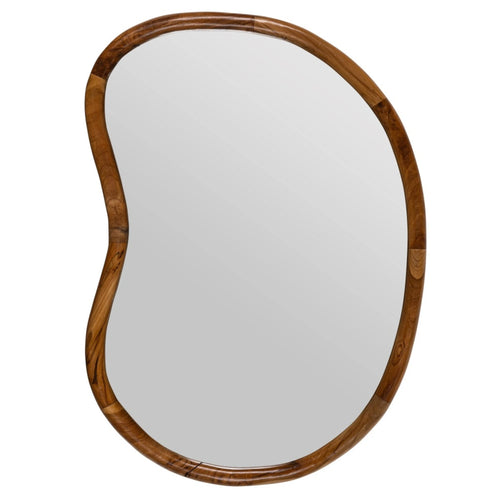 19x28" Natural Wood Wall Mirror