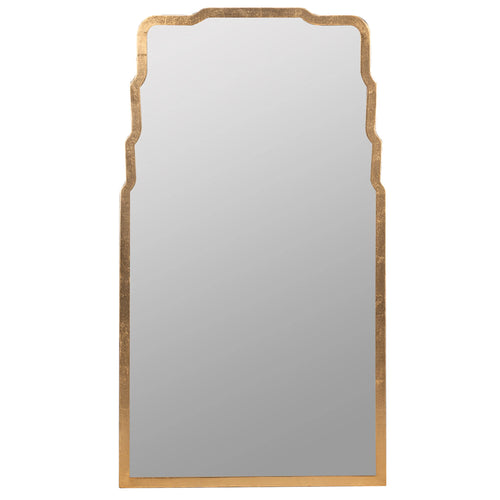 20x36" Gold Metal Wall Mirror