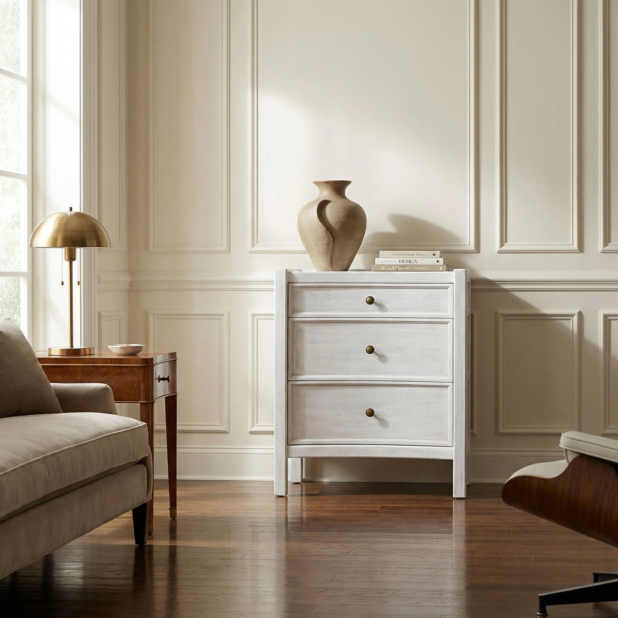 24 Hampton Night Stand In White Wash By Noir Gtab928Wh 2