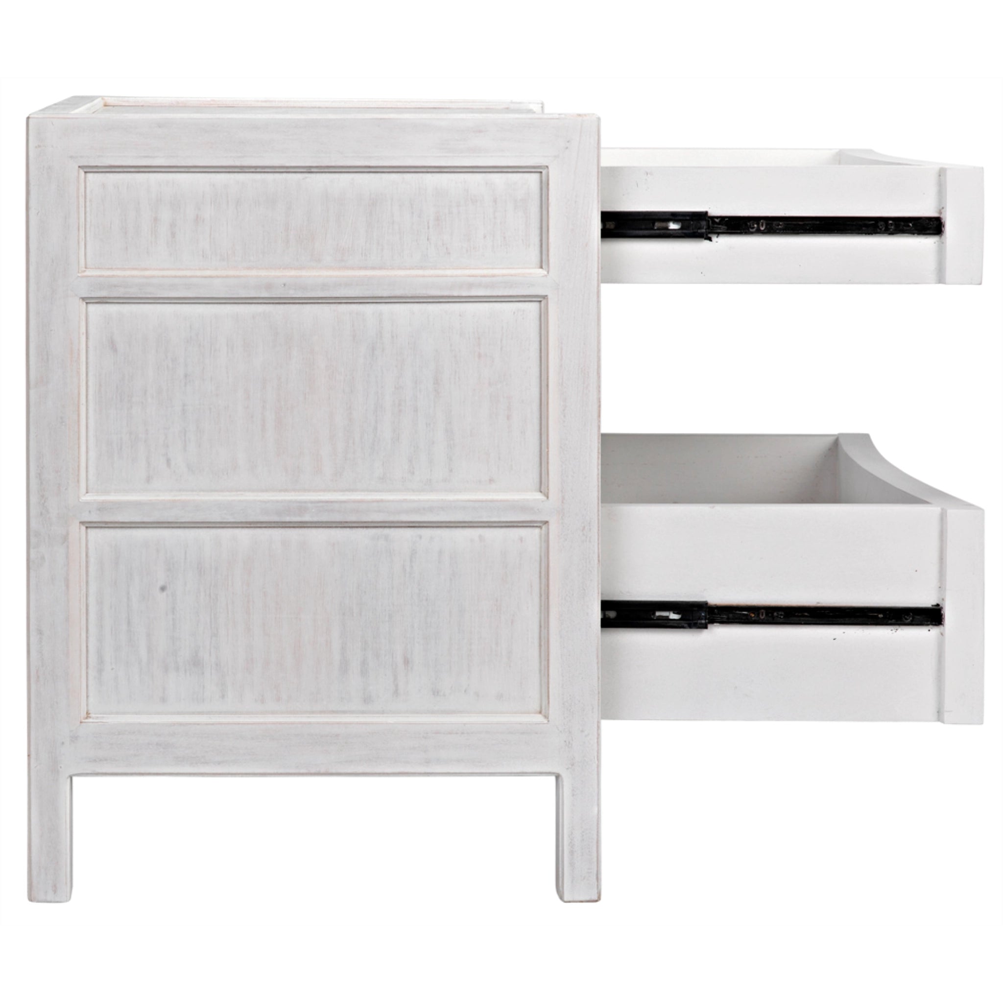 24 Hampton Night Stand In White Wash By Noir Gtab928Wh 4