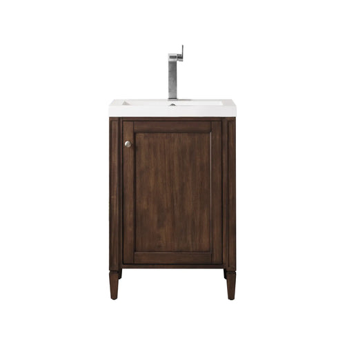 24" Britannia Single Vanity in Mid-Century Acacia by James Martin Vanities