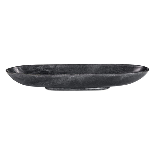 26" Black Marble Tray (PZ-1024-02) by Moe's Home Collection