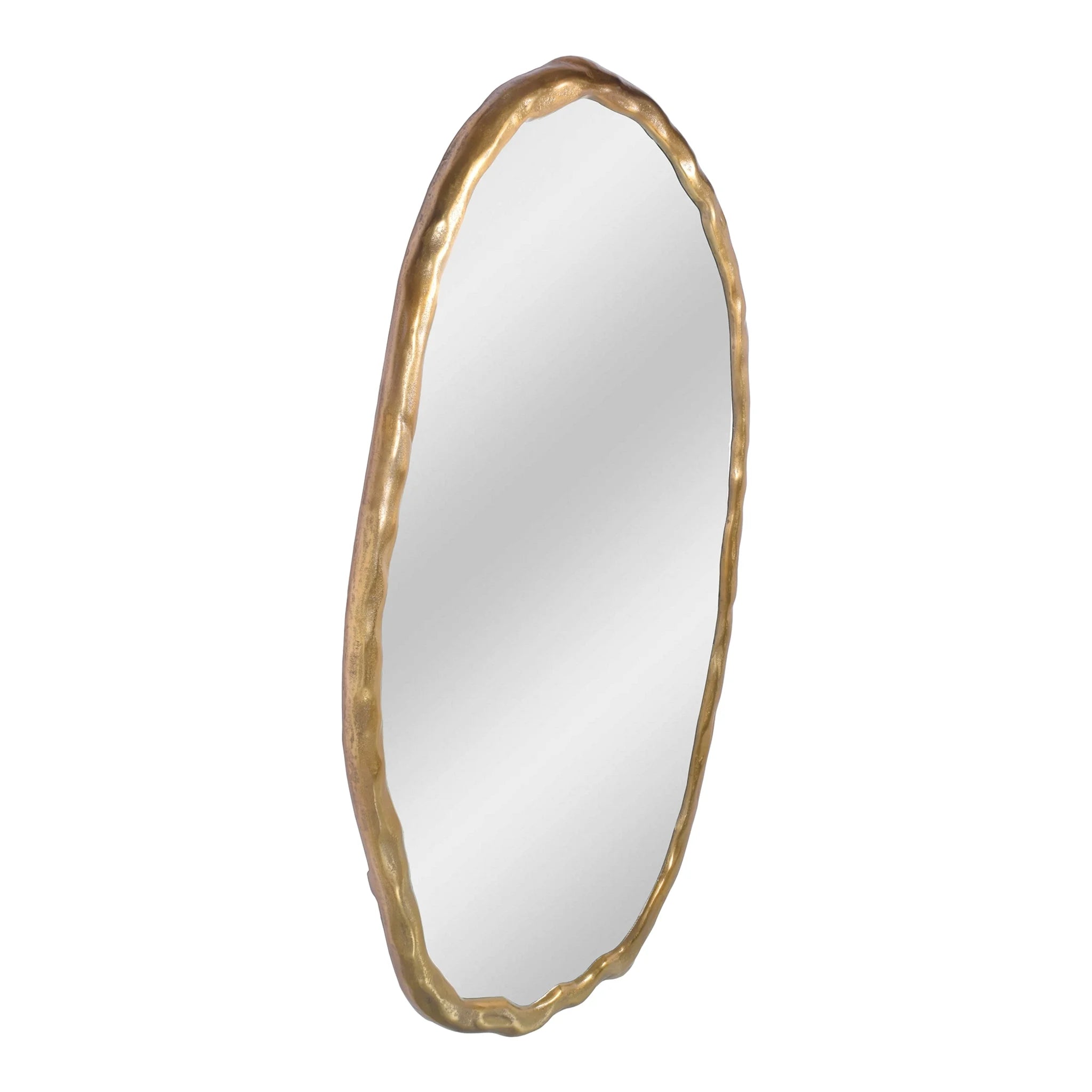 28" Gold Oval Mirror (FI-1113-32) by Moe's Home Collection image 3